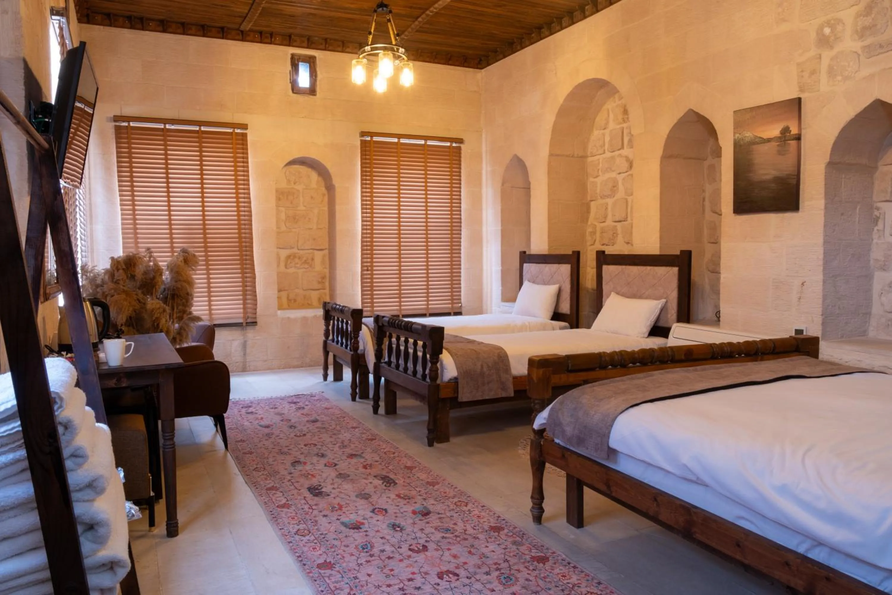 Bed in Marvel Hotel Mardin