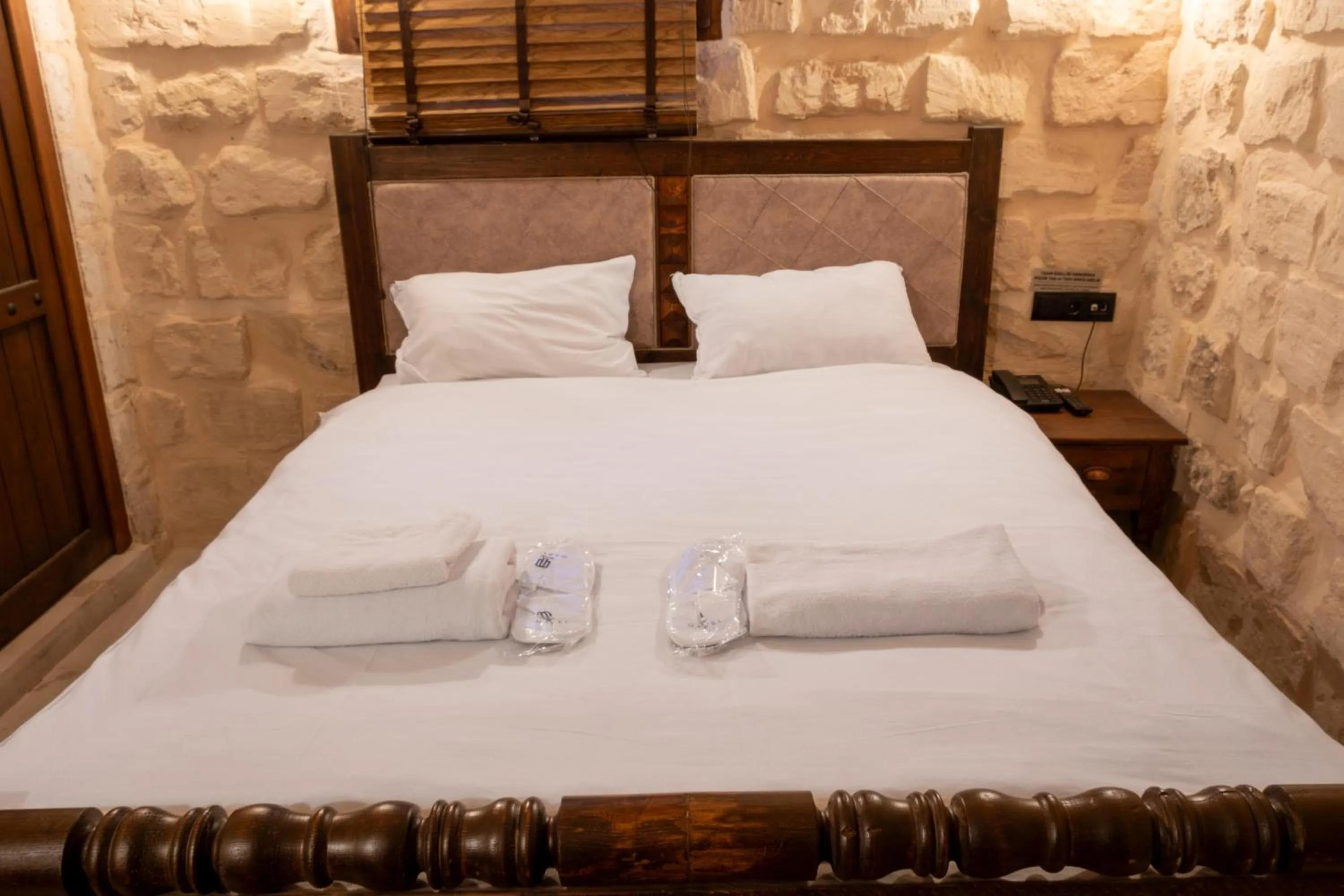 Bed in Marvel Hotel Mardin