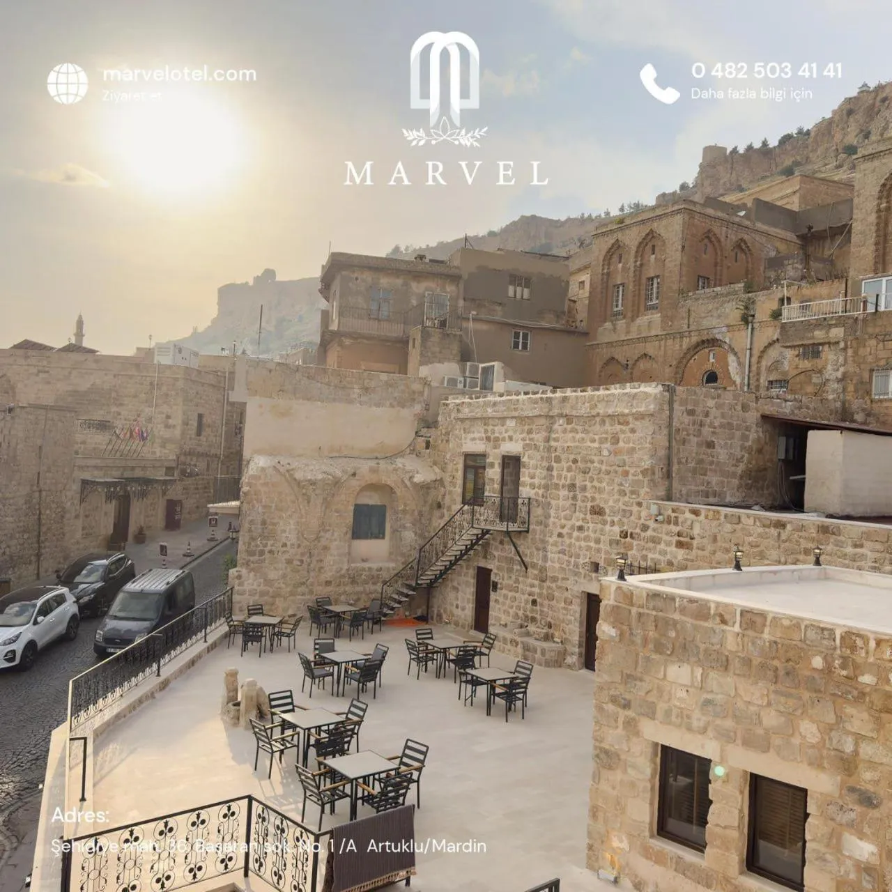 Patio in Marvel Hotel Mardin