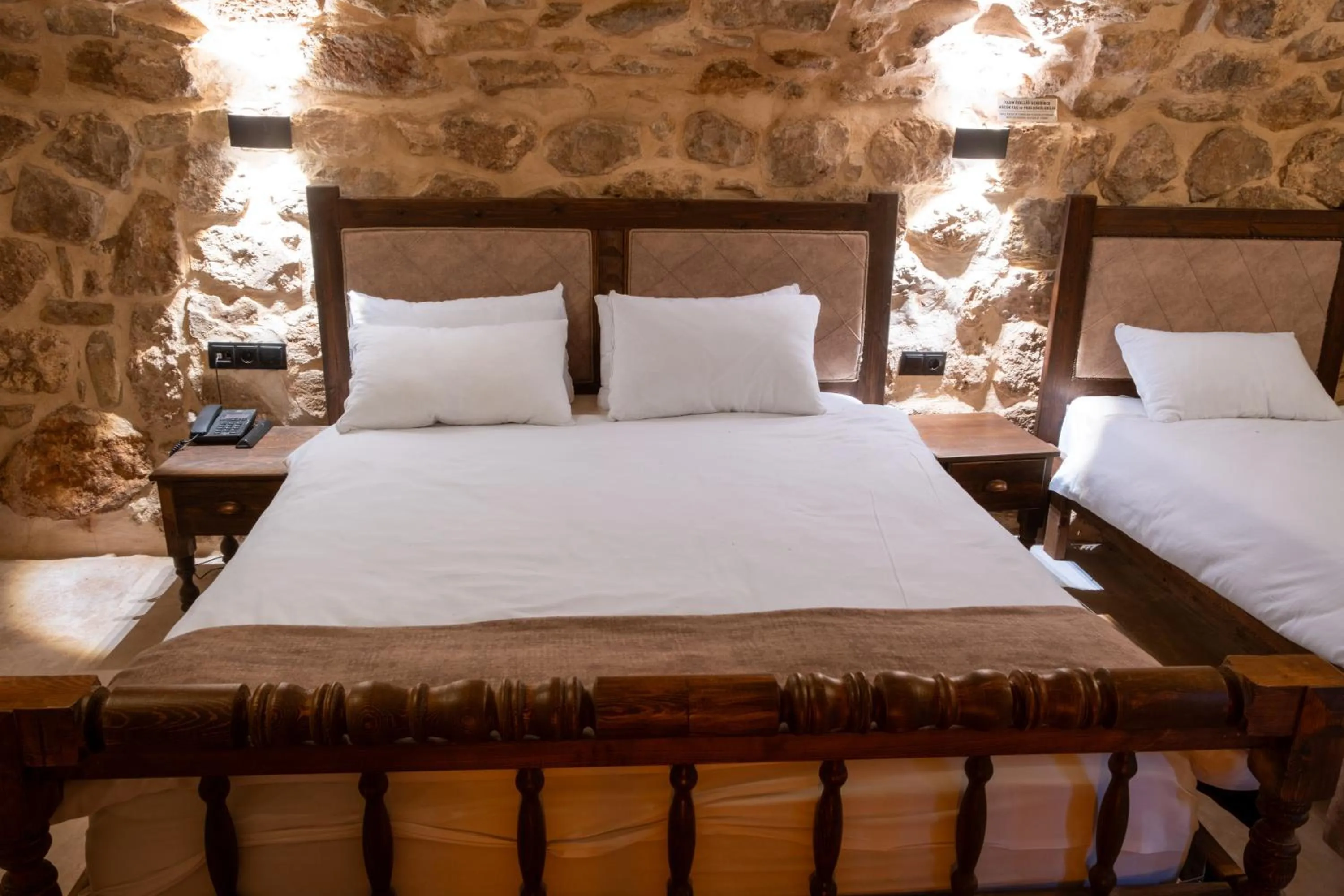 Bed in Marvel Hotel Mardin