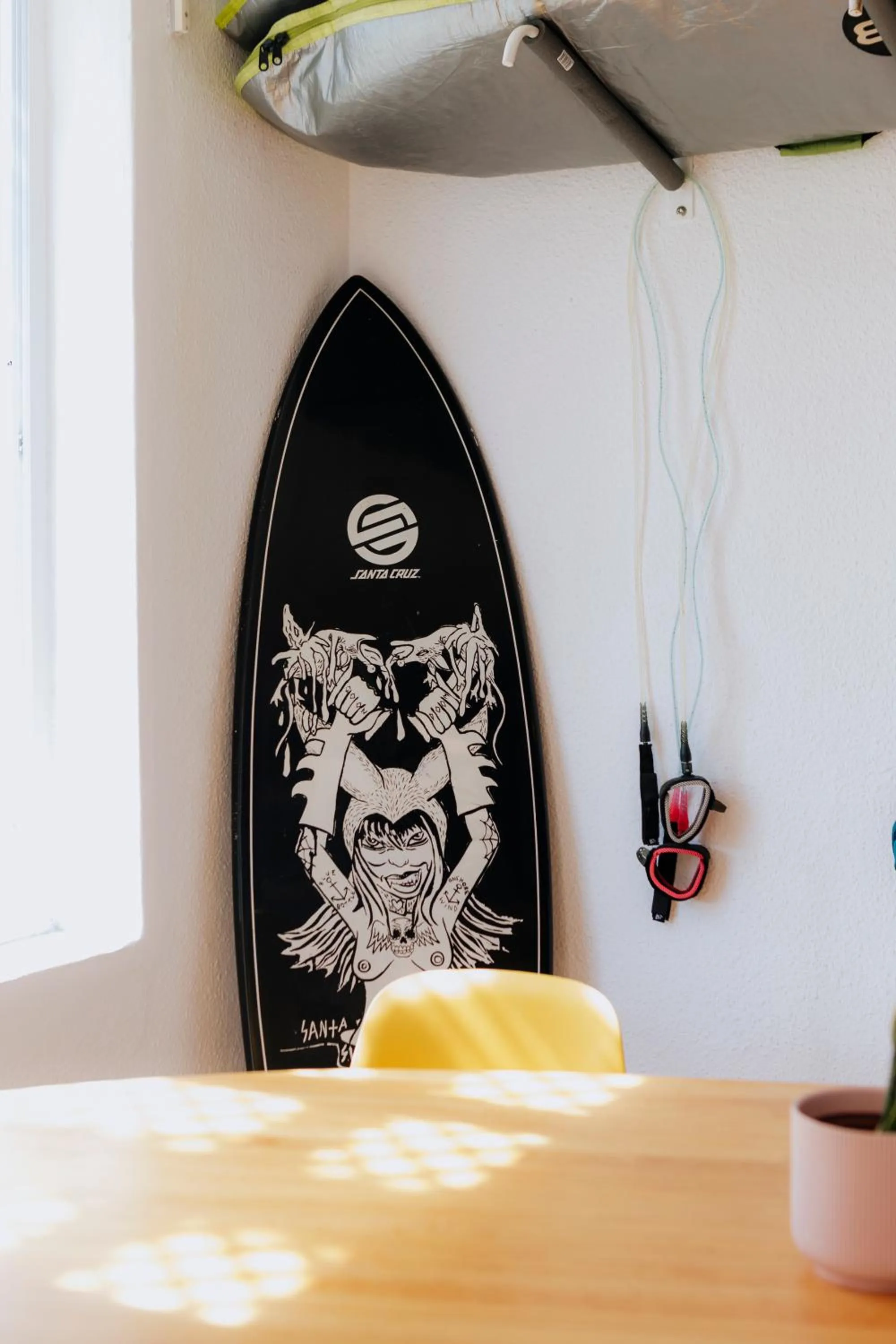 Living room in Endless Summer Hostel