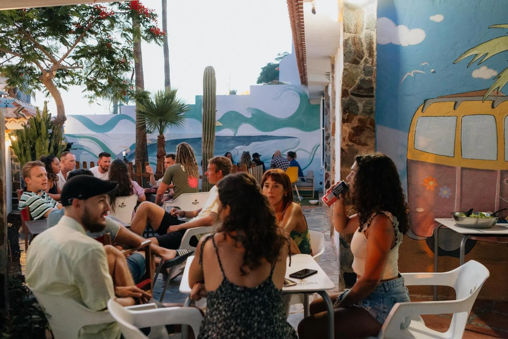 Balcony/Terrace in Endless Summer Hostel