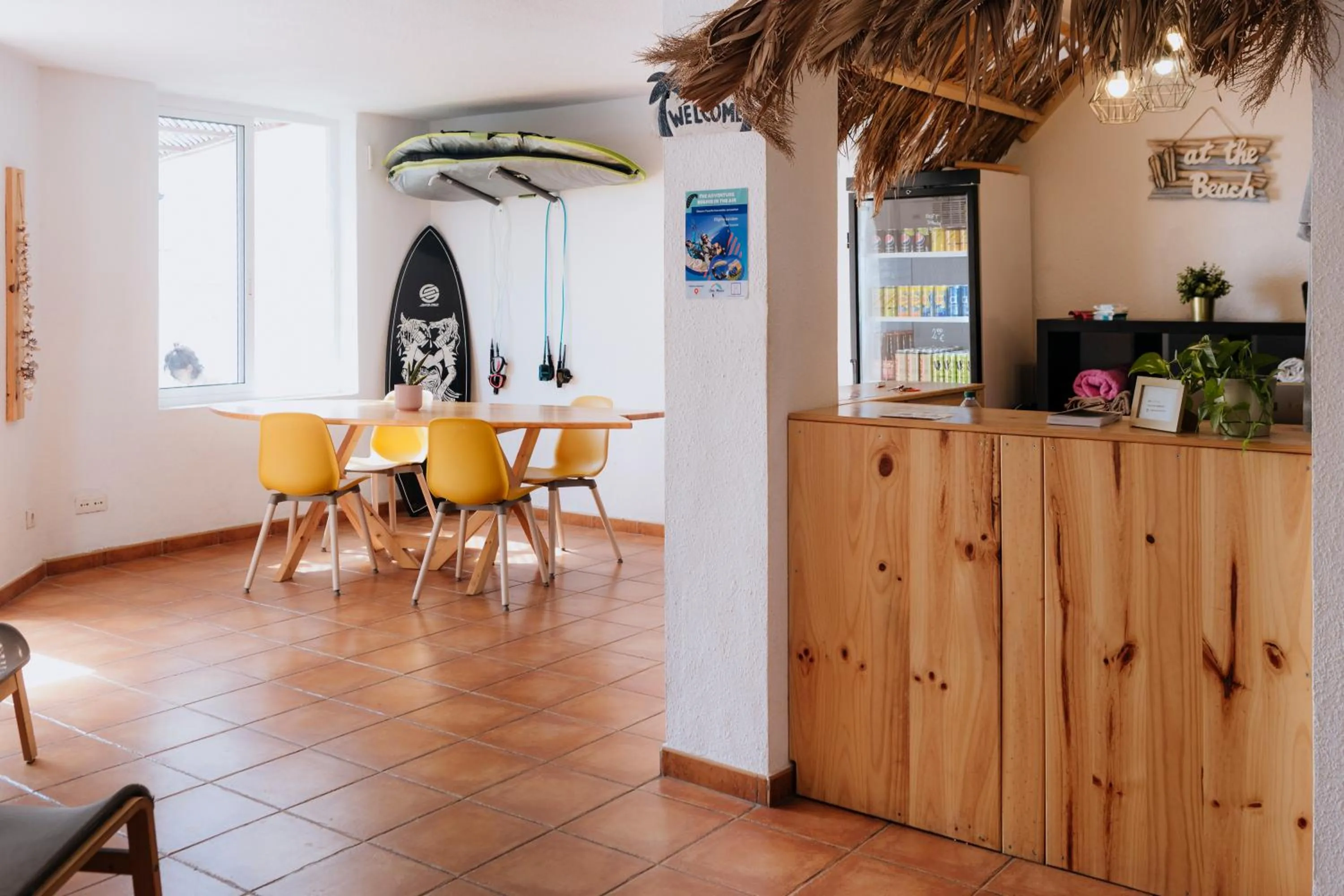 Living room in Endless Summer Hostel