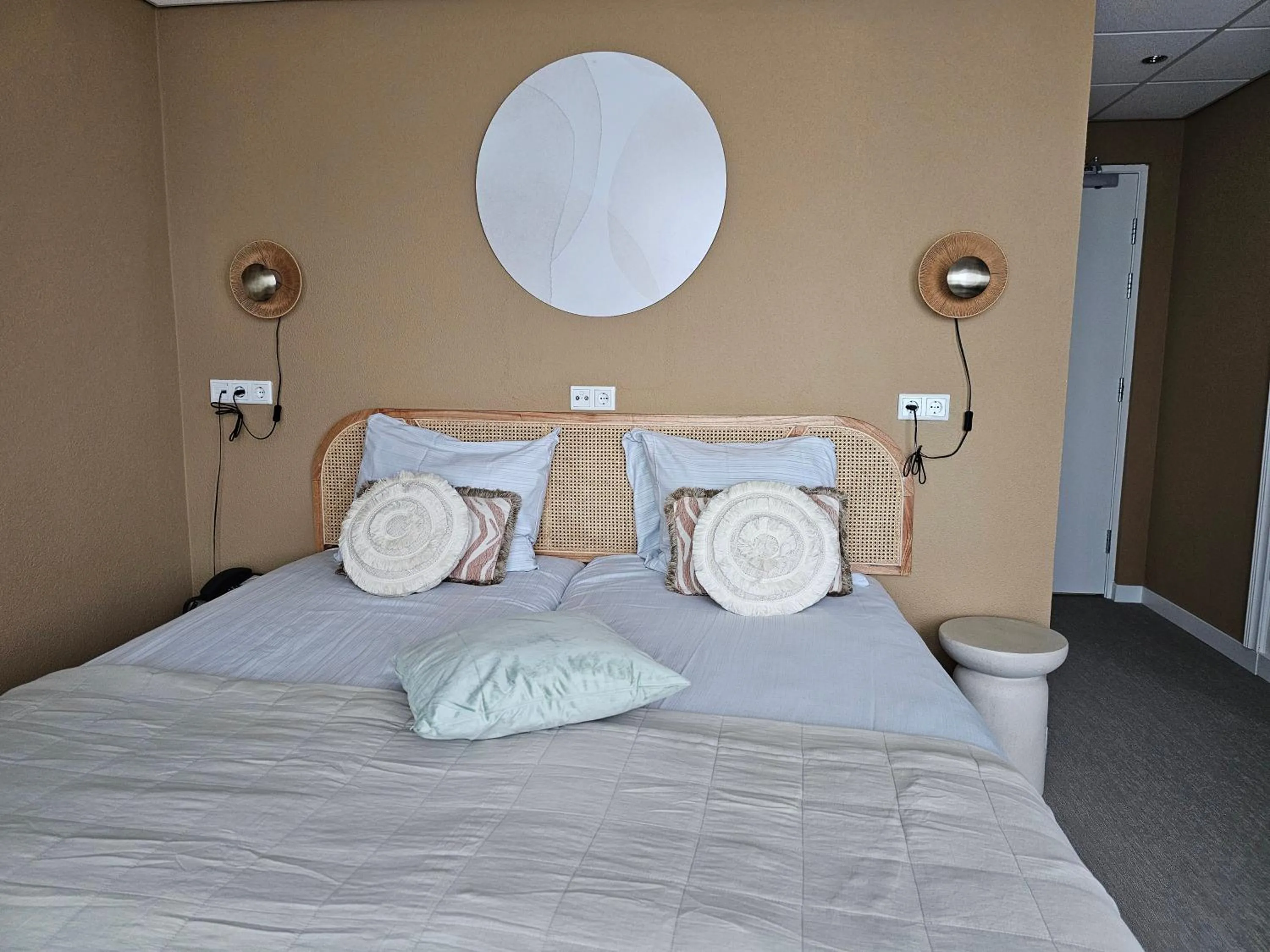 Bedroom, Bed in Hotel Restaurant Solskin