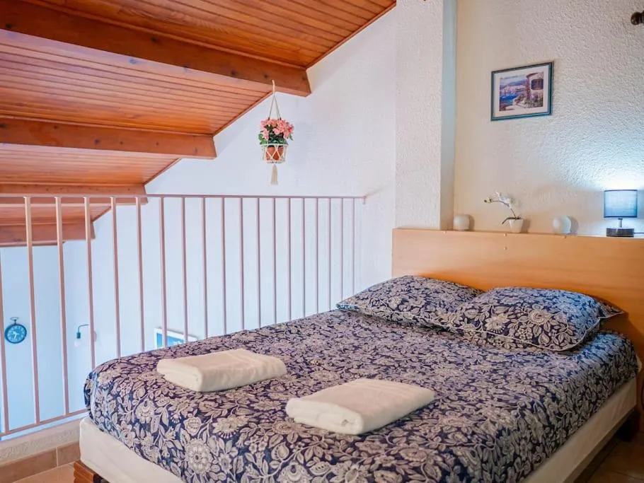 Bed in Appartement de charme avec vue mer époustouflante
