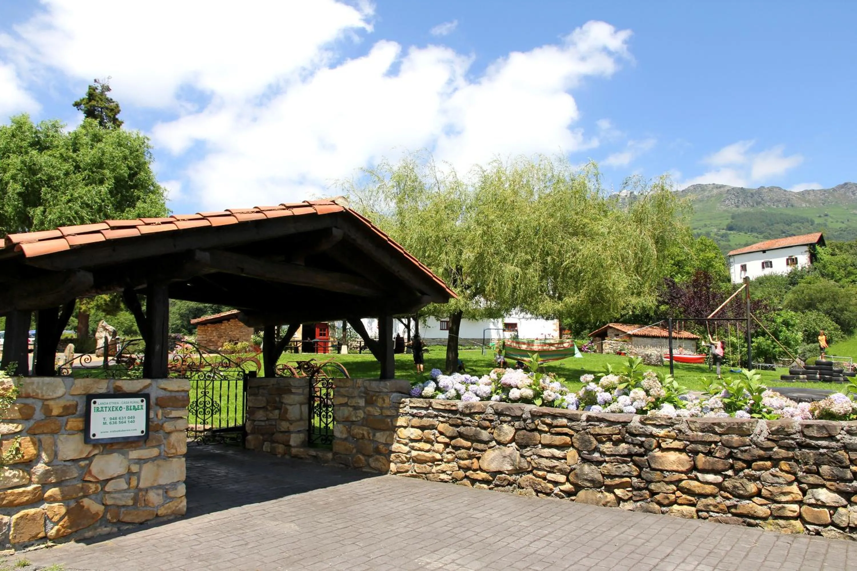 Lobby or reception in Casa Rural Iratxeko-Berea