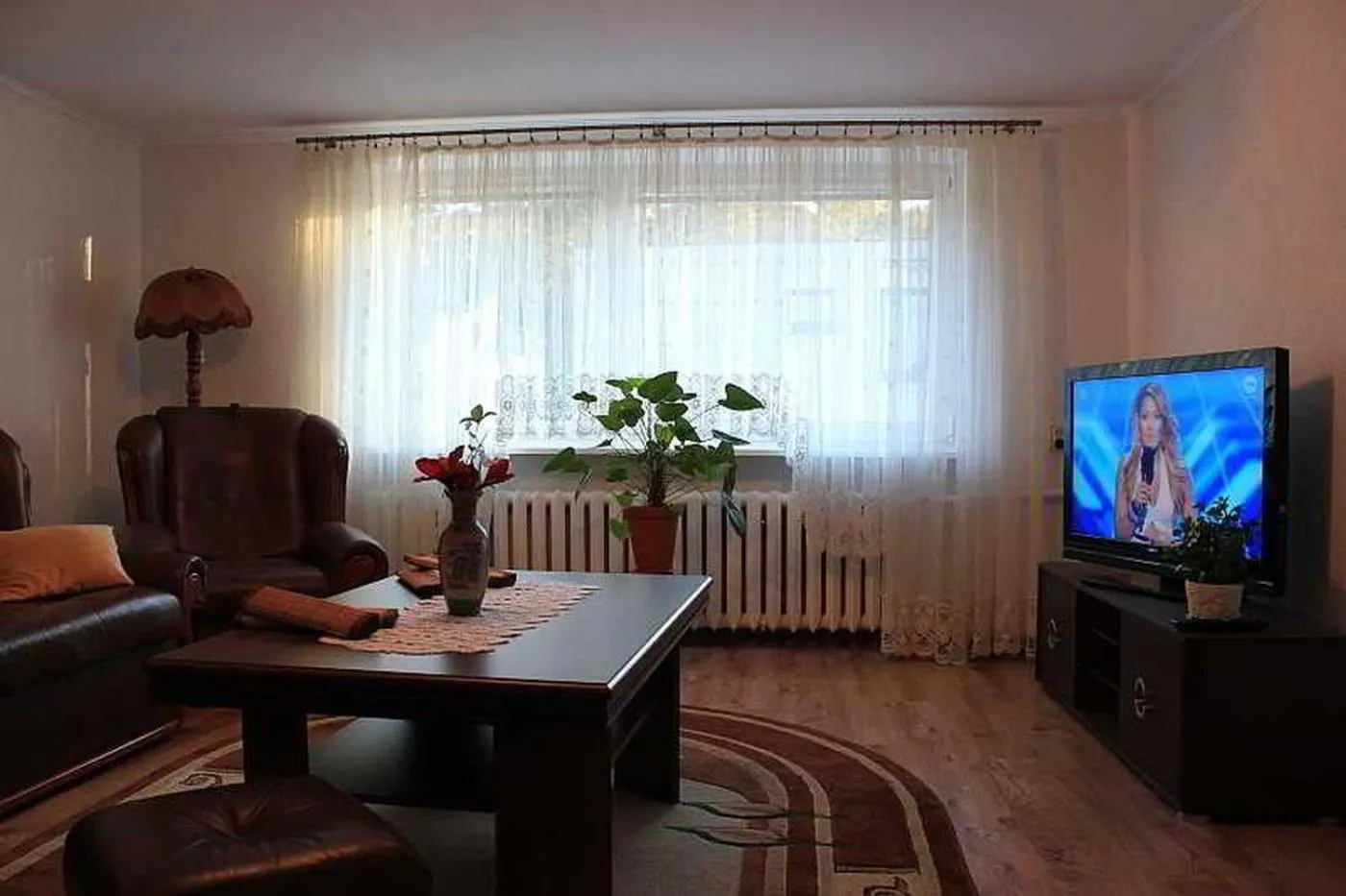 Communal lounge/ TV room in Domki ogrzewane Sokół