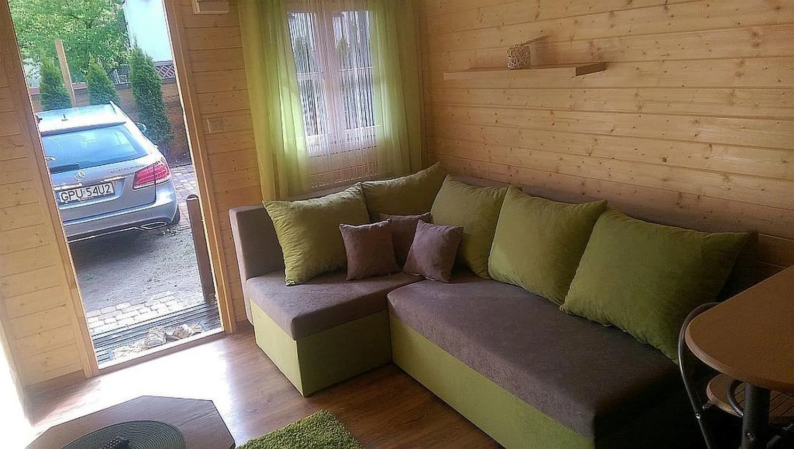 Living room in Domki ogrzewane Sokół