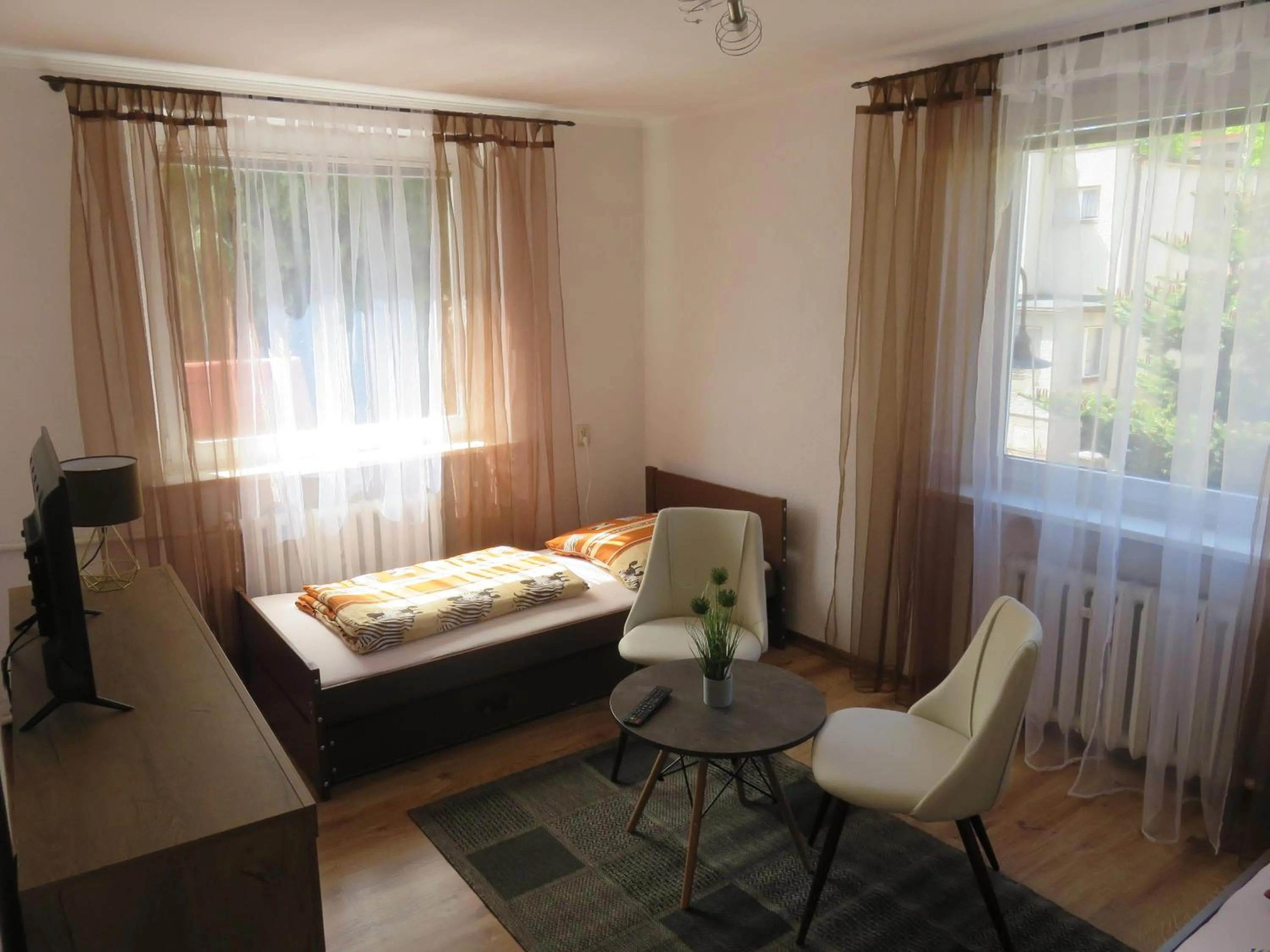 Bed in Domki ogrzewane Sokół