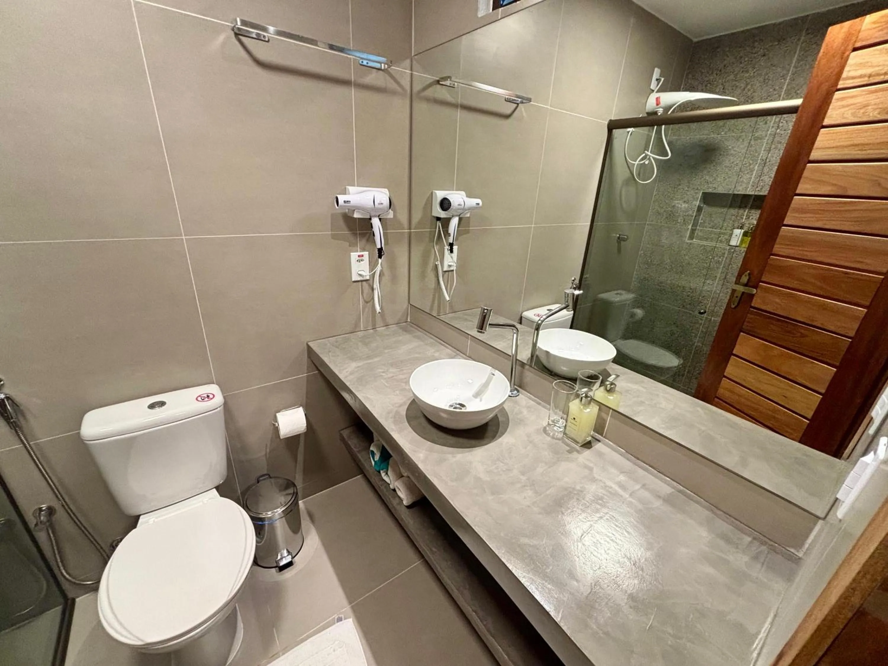 Bathroom in Pousada Baobá