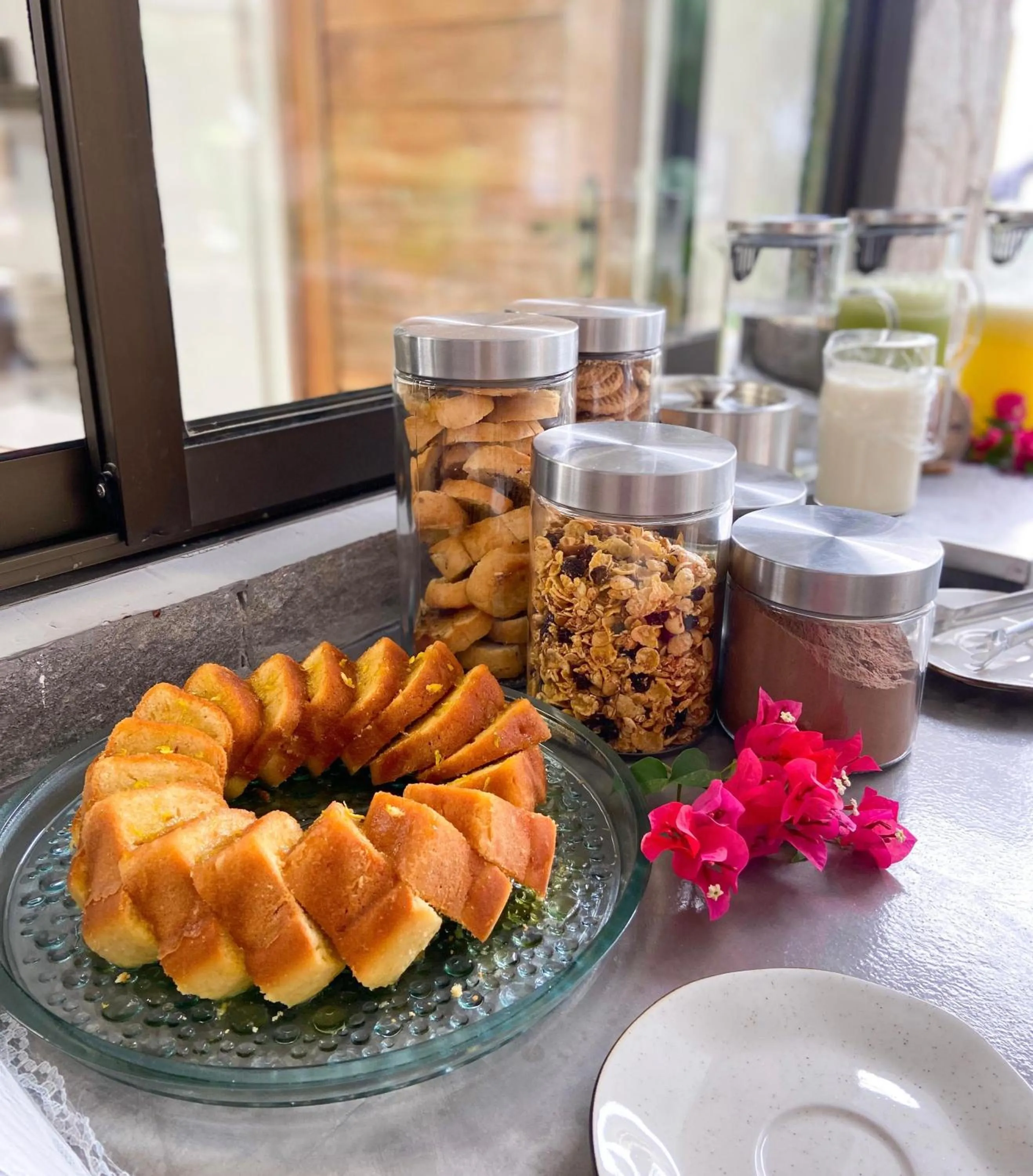 Breakfast in Pousada Baobá