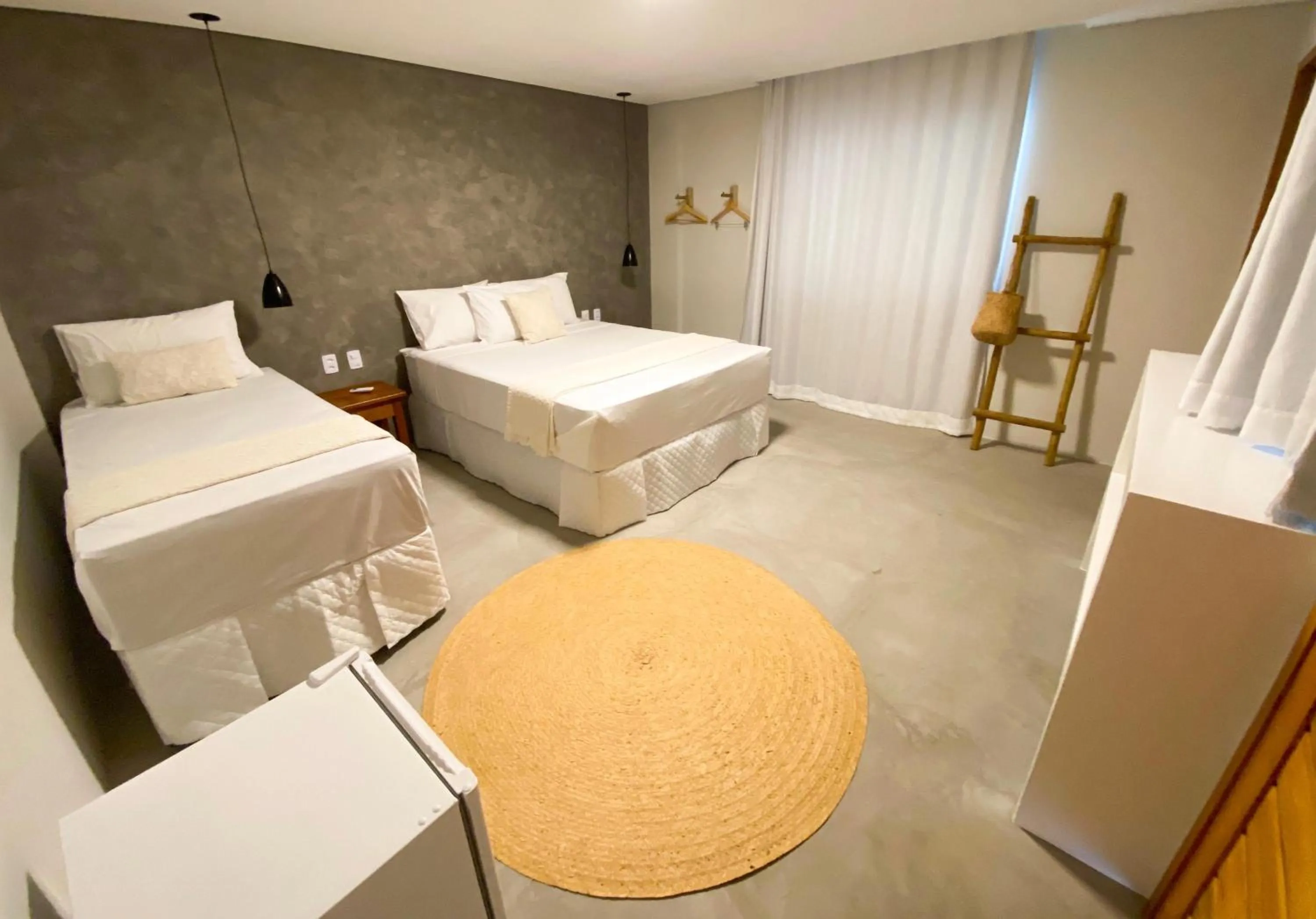 Bed in Pousada Baobá