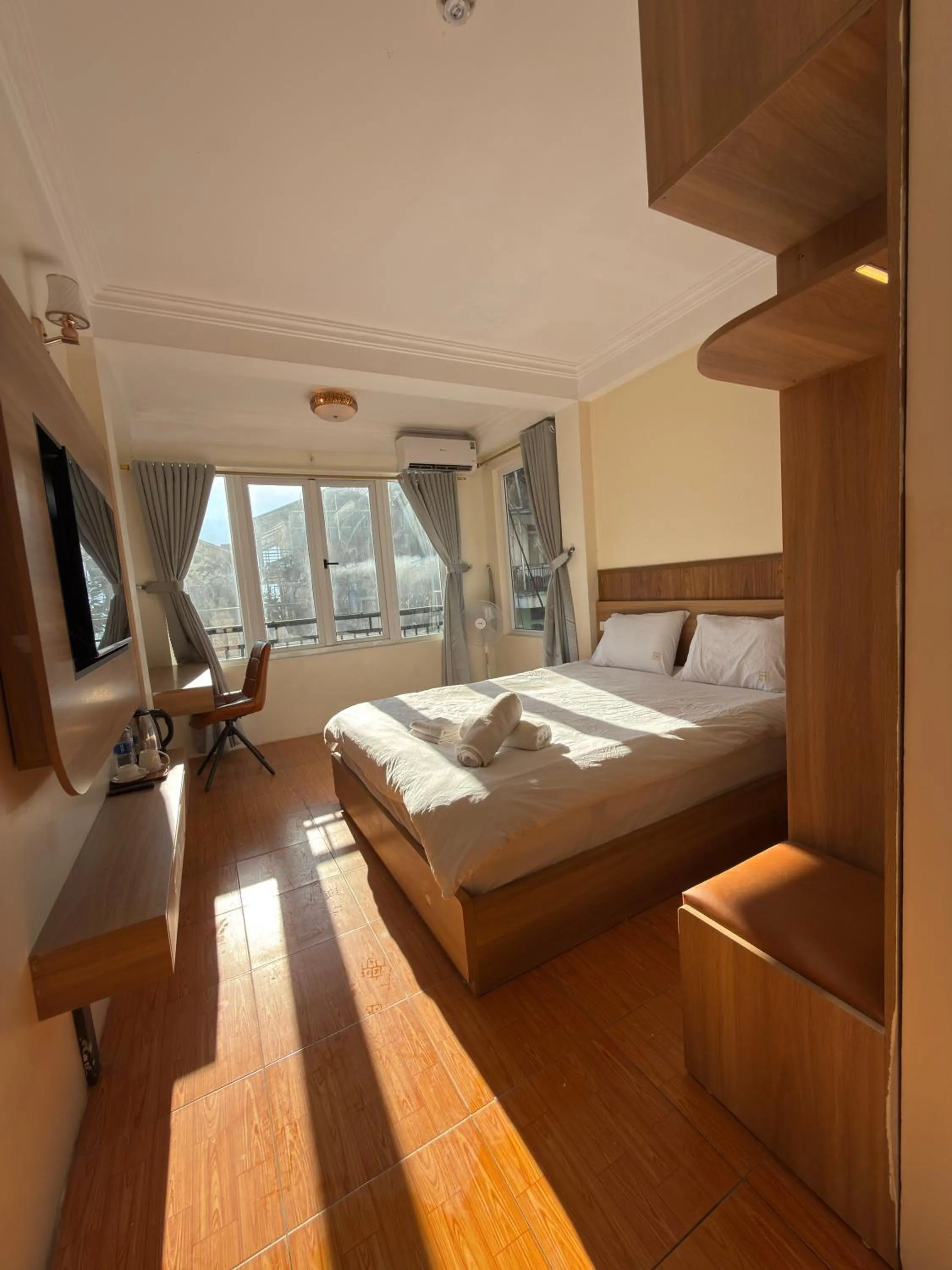 Bed in FIRONA FLY HOTEL