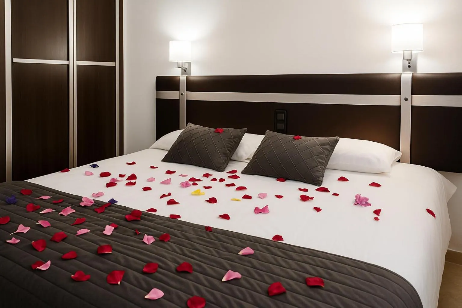 Bed in HOSTAL LAS PALOMAS