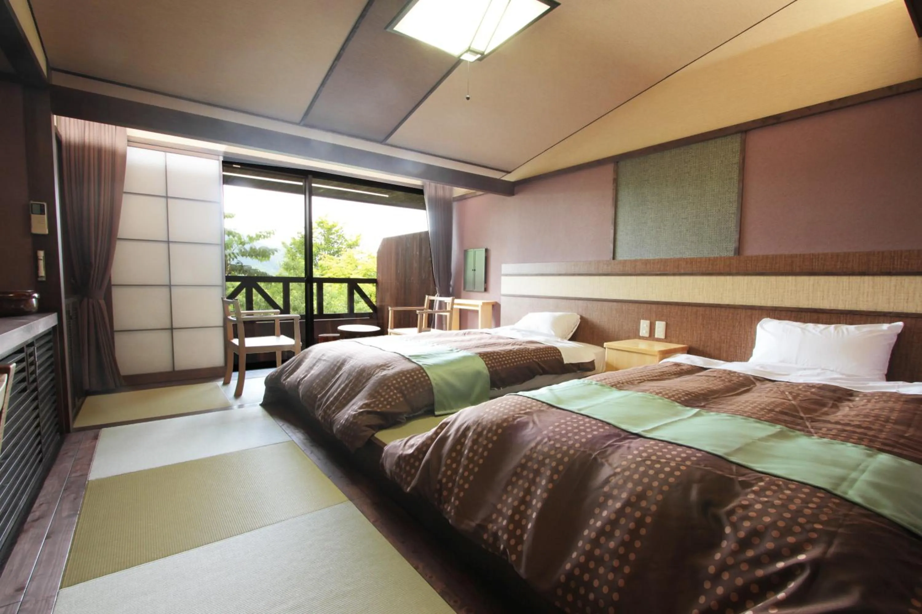 Photo of the whole room, Bed in Hotel Fuki no Mori