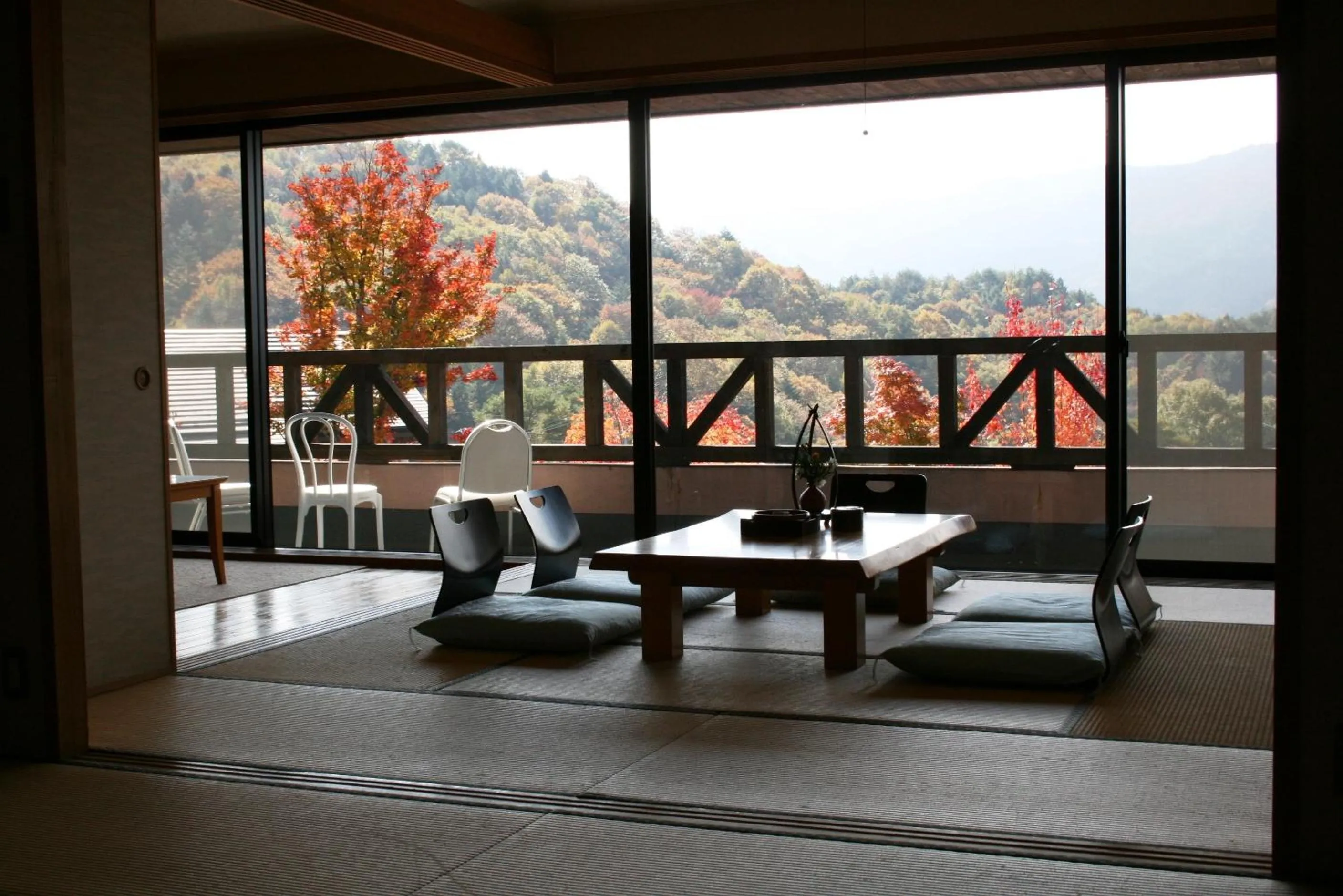Seating area in Hotel Fuki no Mori