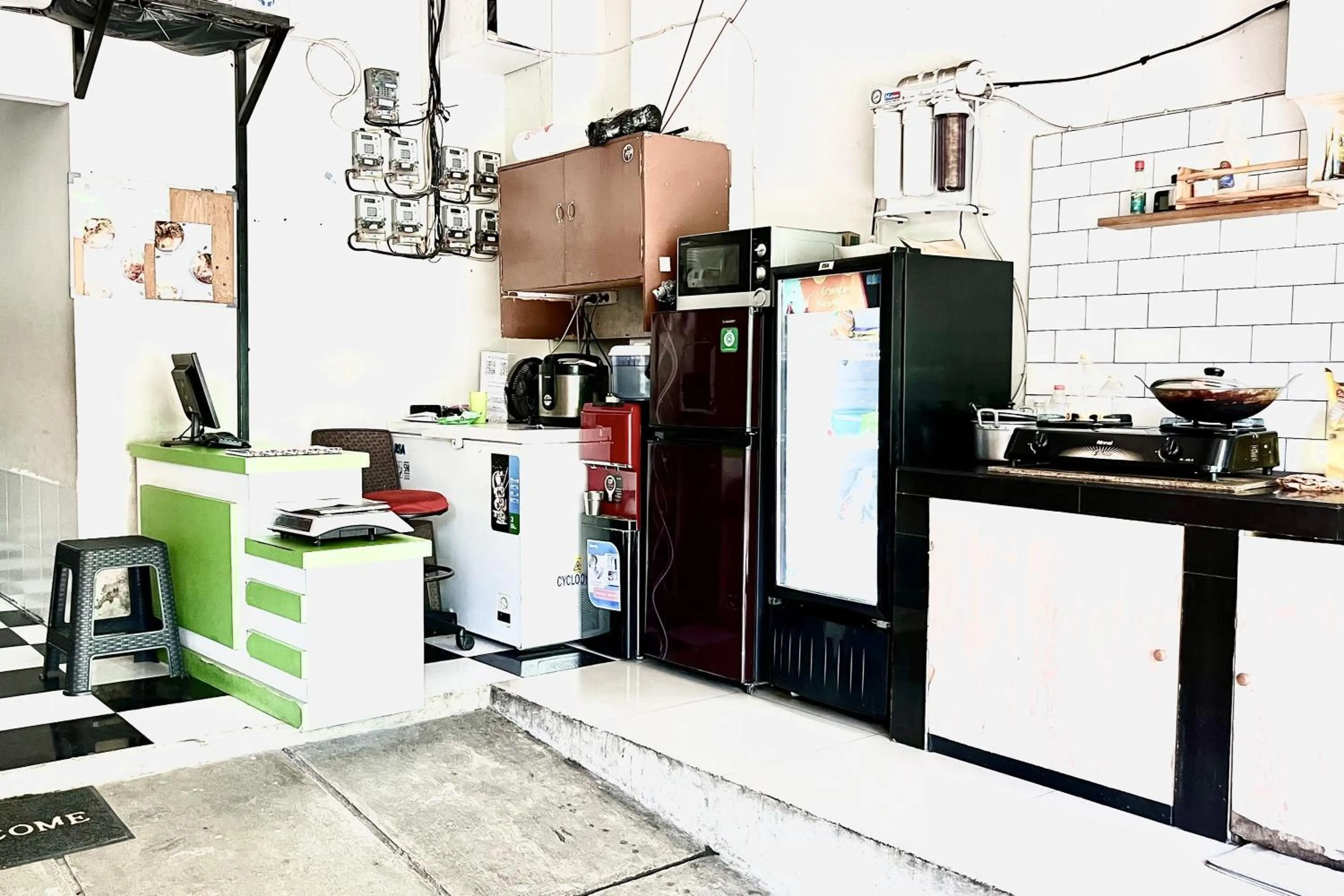 kitchen in Morroi Residence Kemang