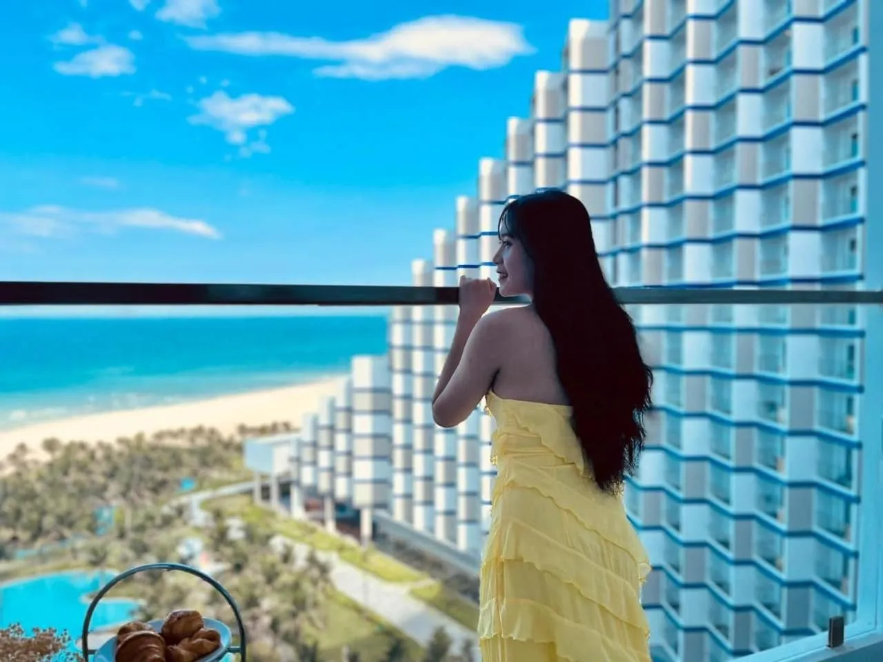 Sea view in The Oceanfront Apartment At Cam Ranh