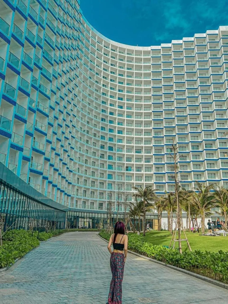 Property building in The Oceanfront Apartment At Cam Ranh