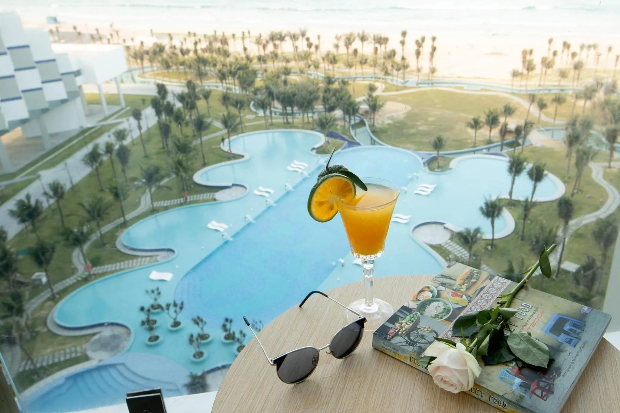 Swimming pool in The Oceanfront Apartment At Cam Ranh