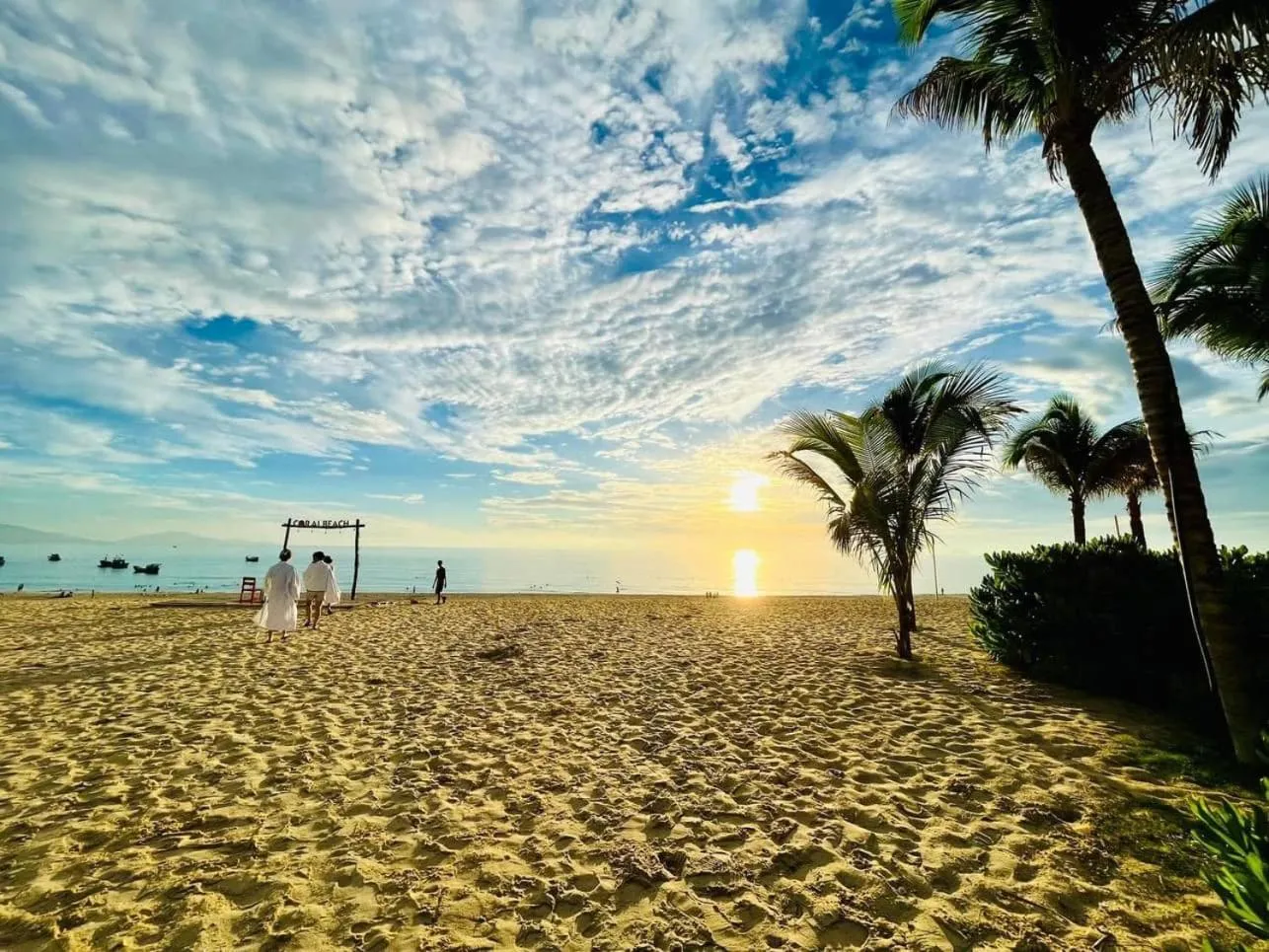 Beach in The Oceanfront Apartment At Cam Ranh