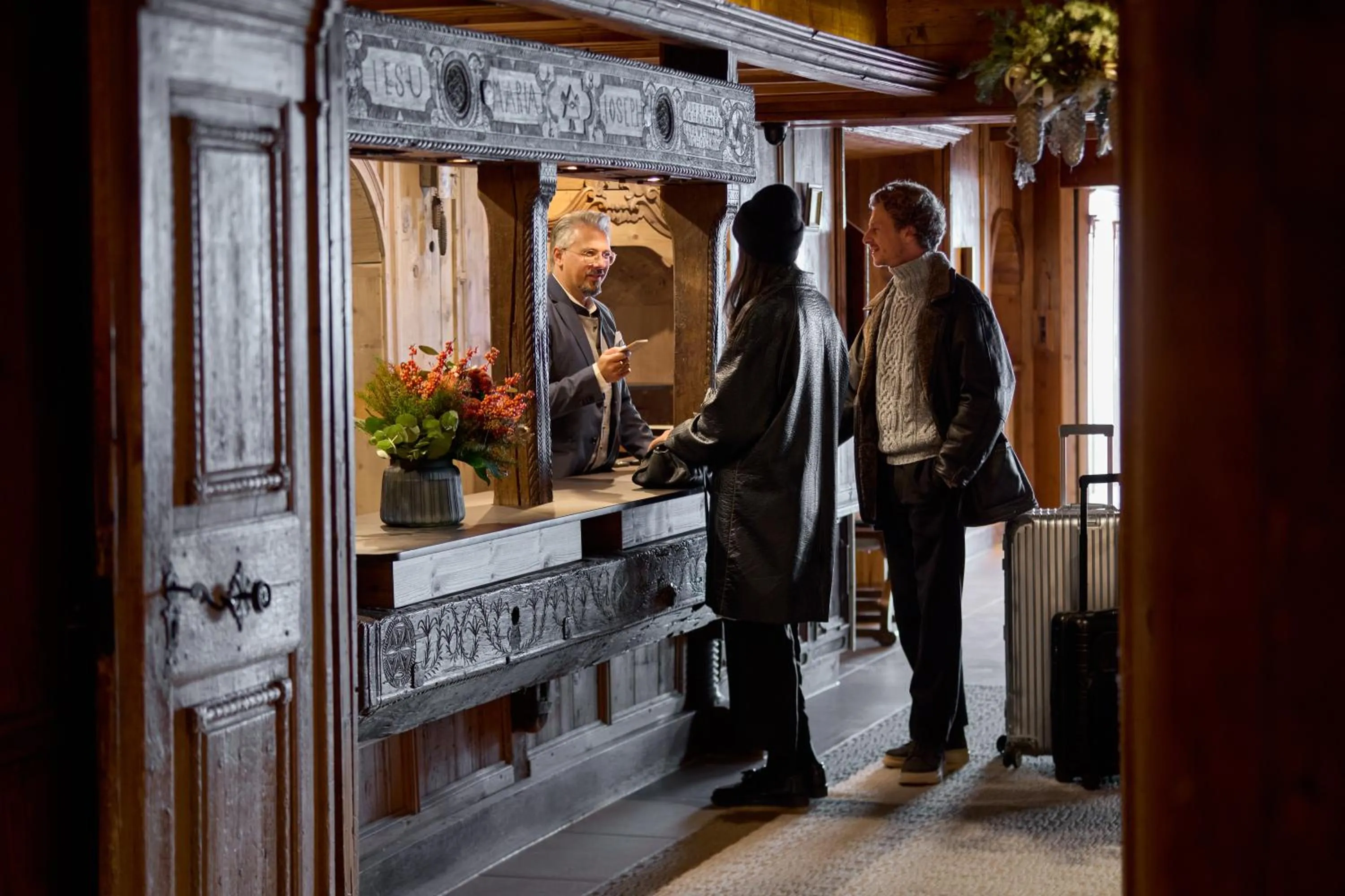 Lobby or reception in TOP Hotel Hochgurgl