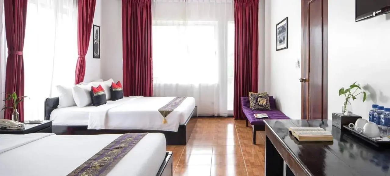 Bed in Golden Orchid Angkor Bed in Golden Orchid Angkor