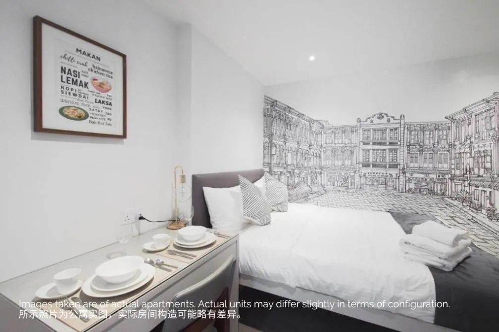 Bed in Heritage Collection on Chinatown - Mobile App Check-In