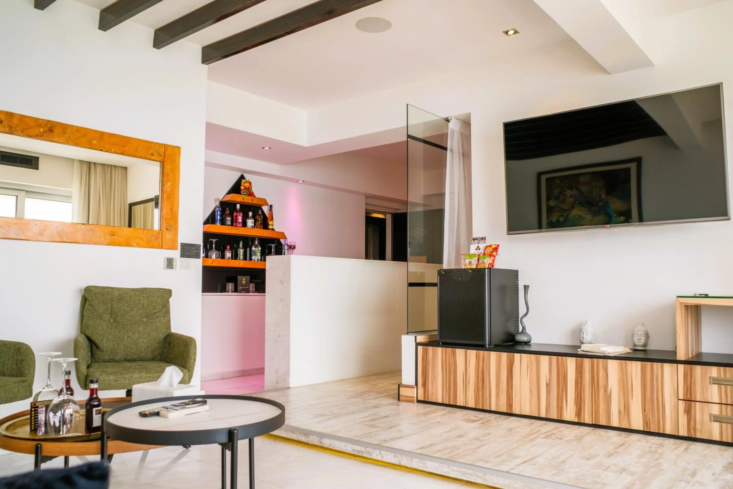 Living room in The Ciao Stelio Deluxe Boutique Hotel - Adults Only