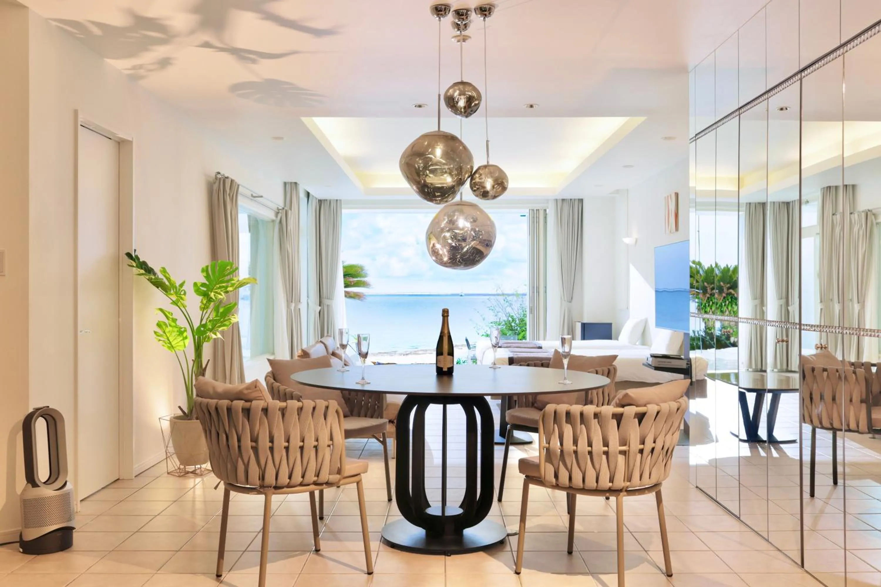 Villa with King Bed and Open-Air Spa Bath  in Crystal Villa Miyakojima Sunayama Beach