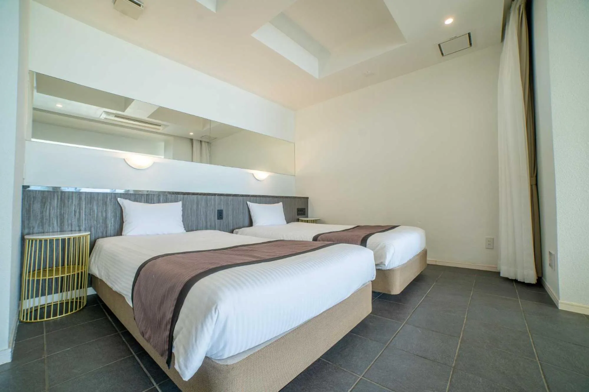 Bed in Crystal Villa Miyakojima Sunayama Beach