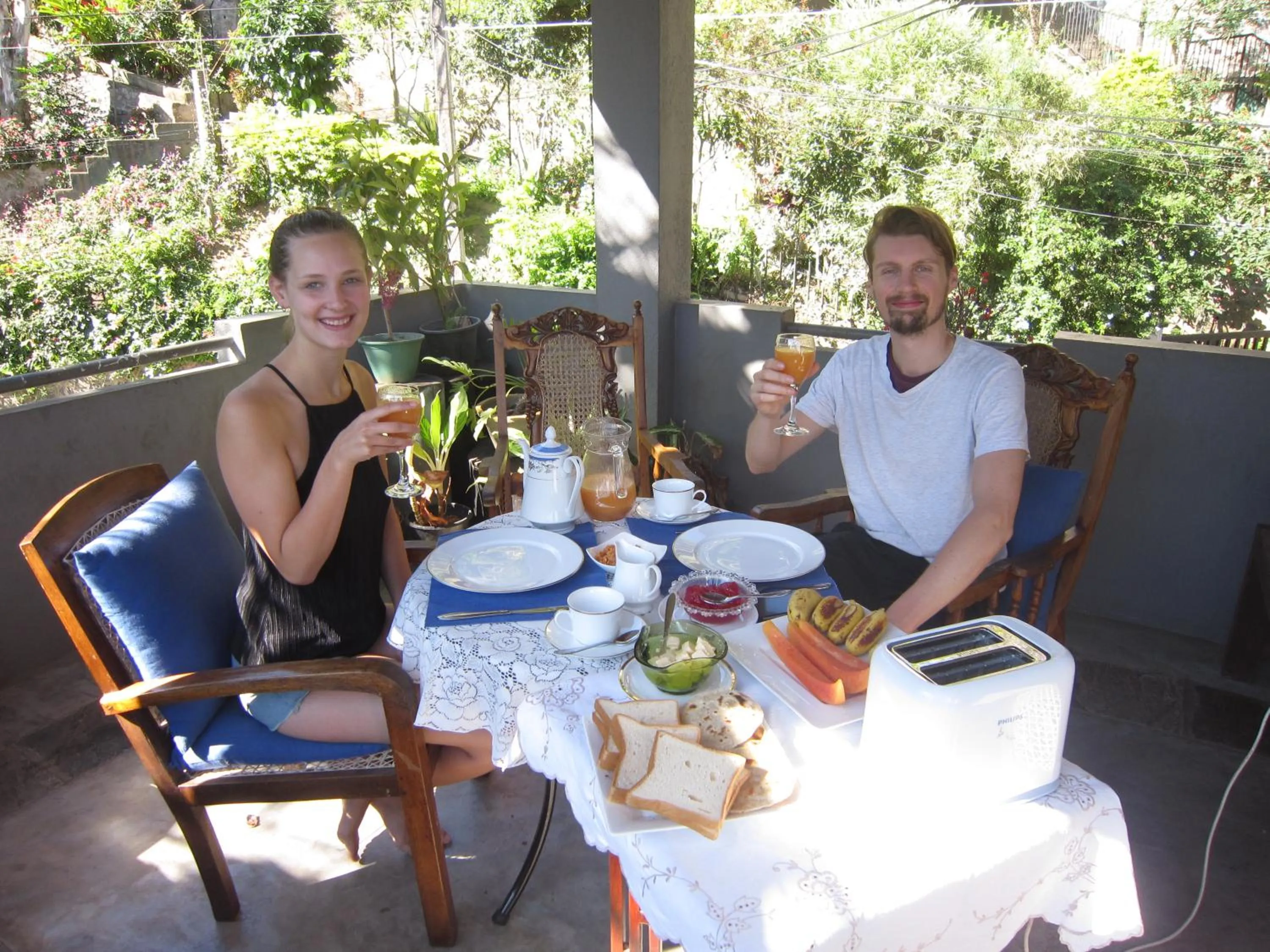 Patio in Bethel Rest Homestay