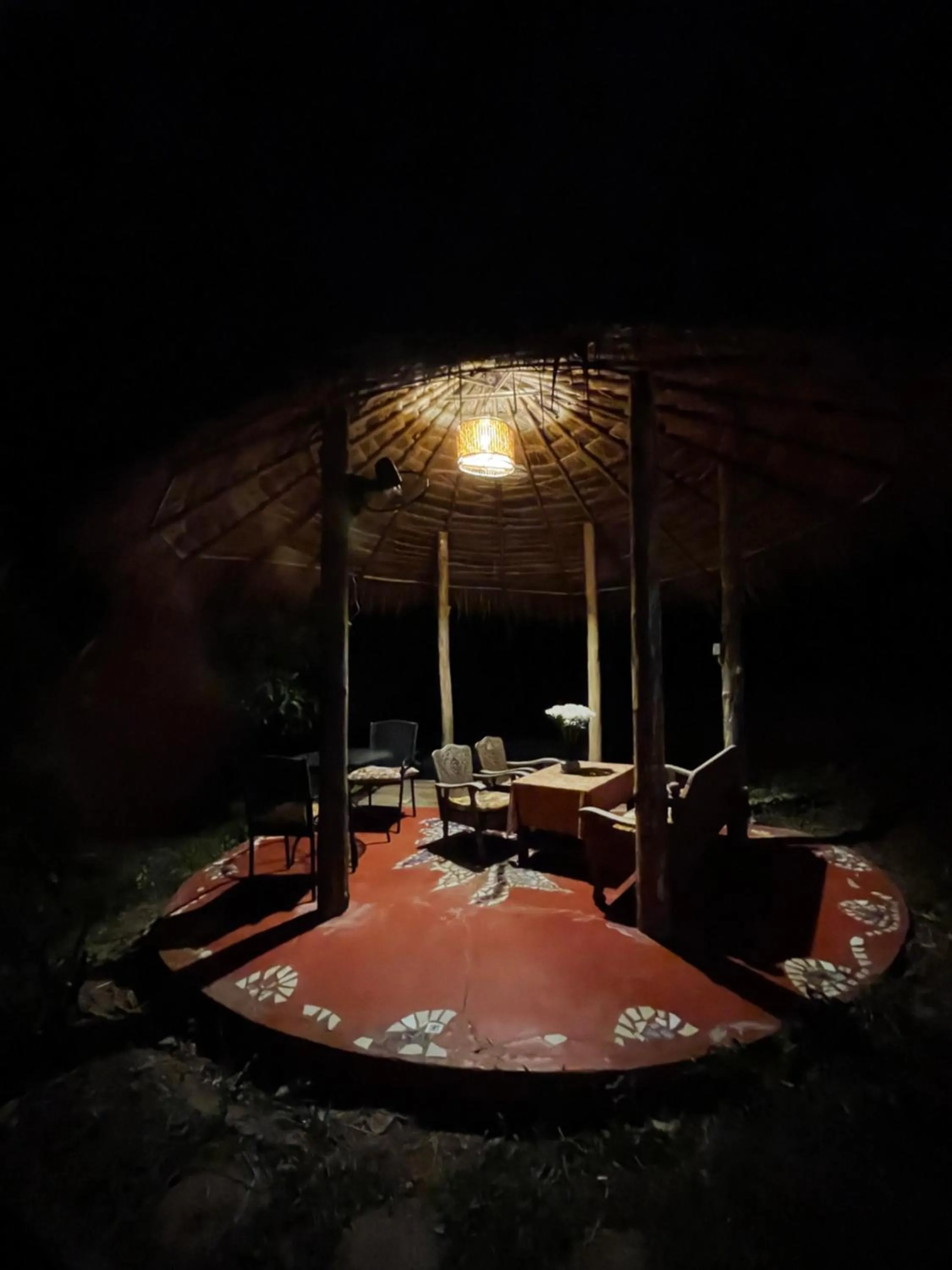 Night in Chiang Dao Roundhouses