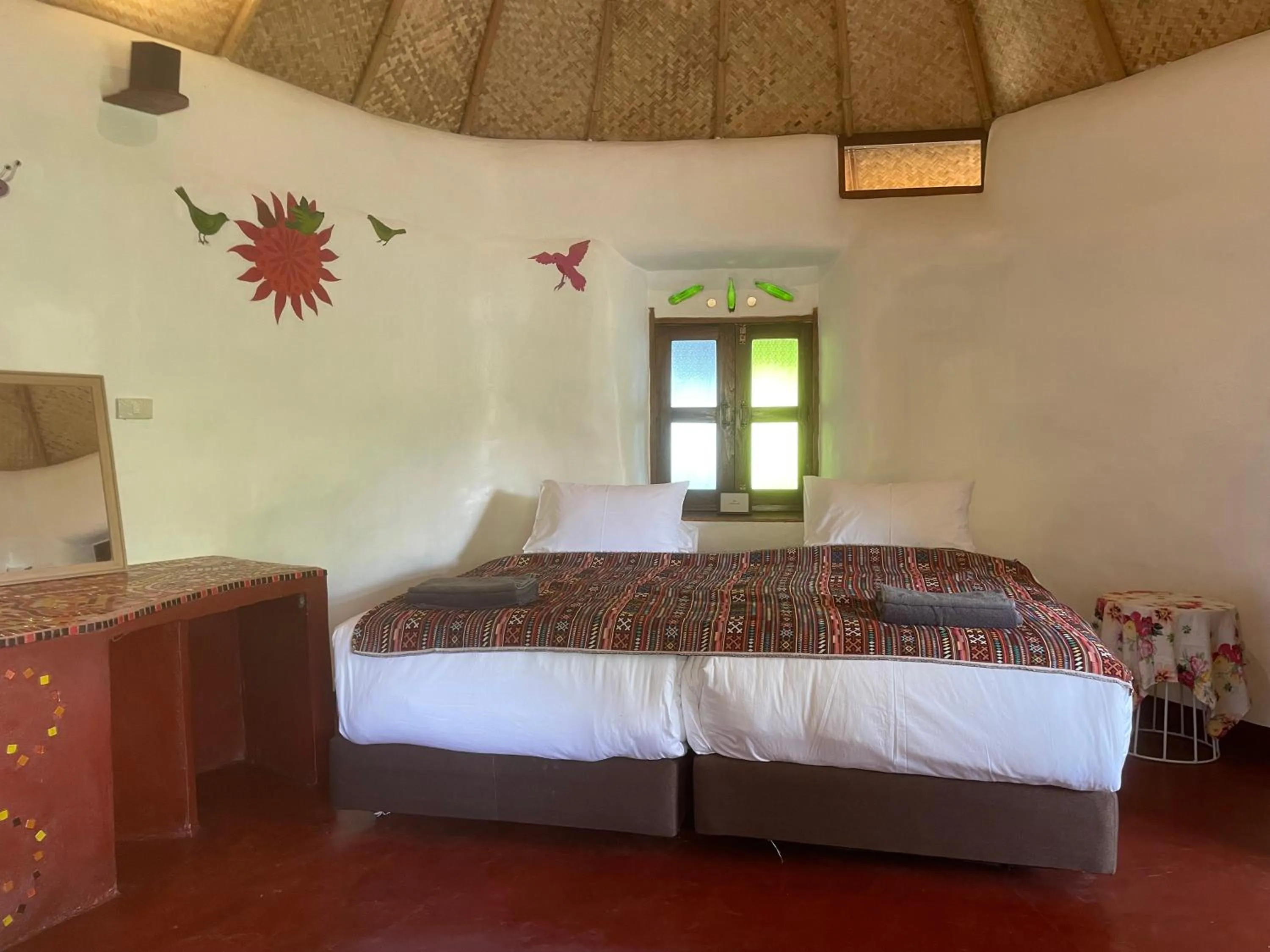Bedroom, Bed in Chiang Dao Roundhouses
