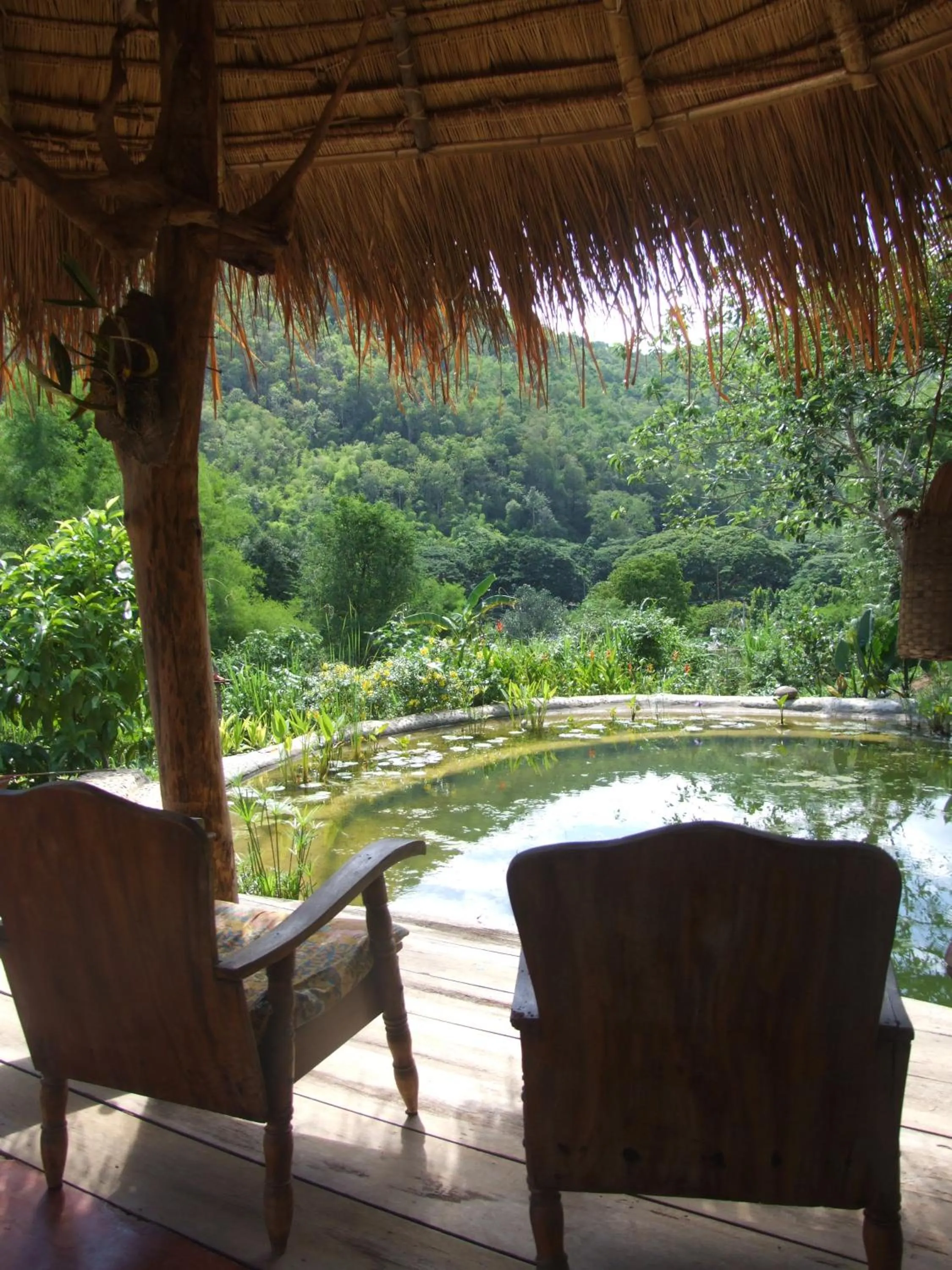 Garden in Chiang Dao Roundhouses