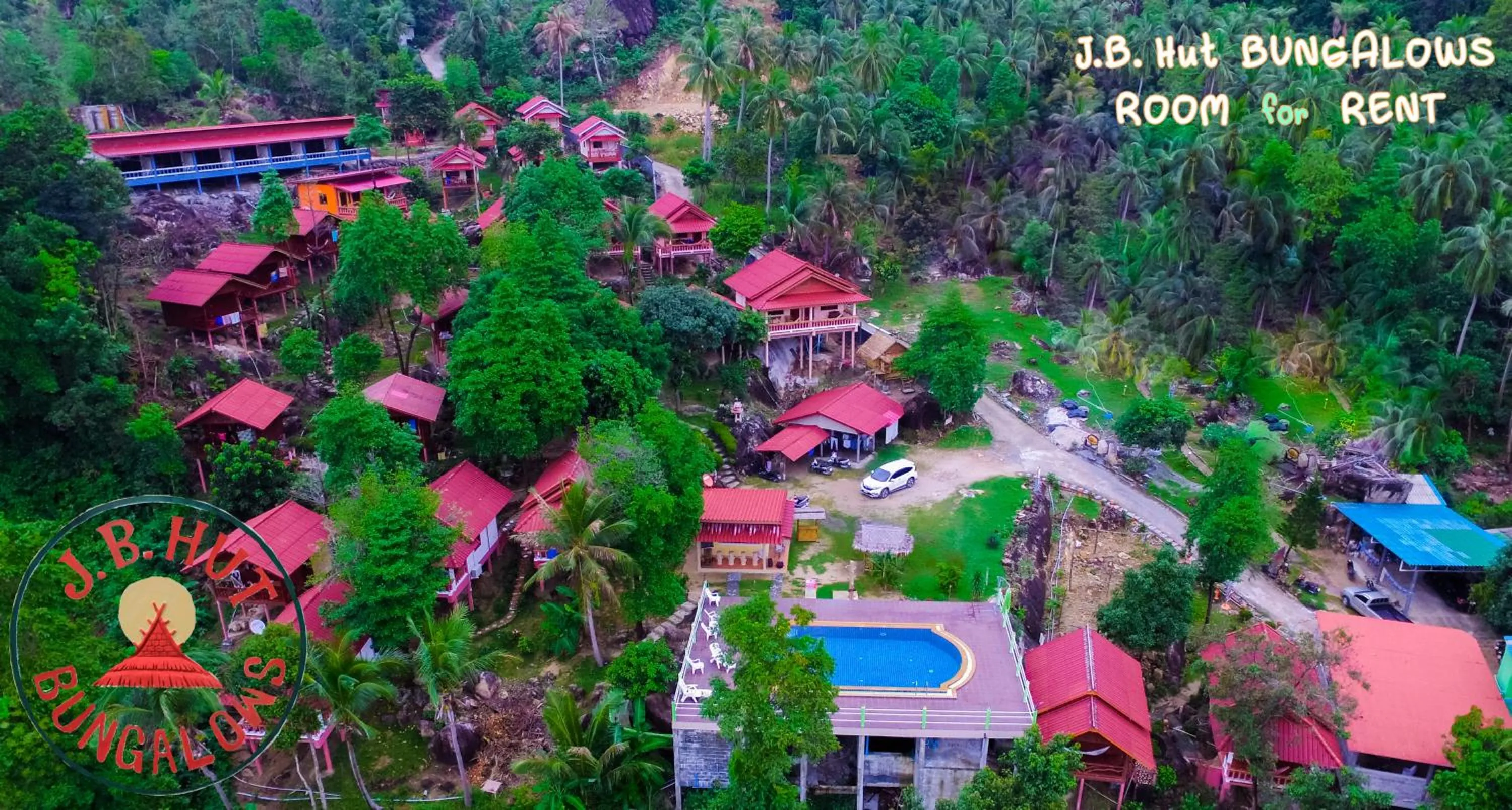 Bird's eye view in J.B.Hut Bungalows