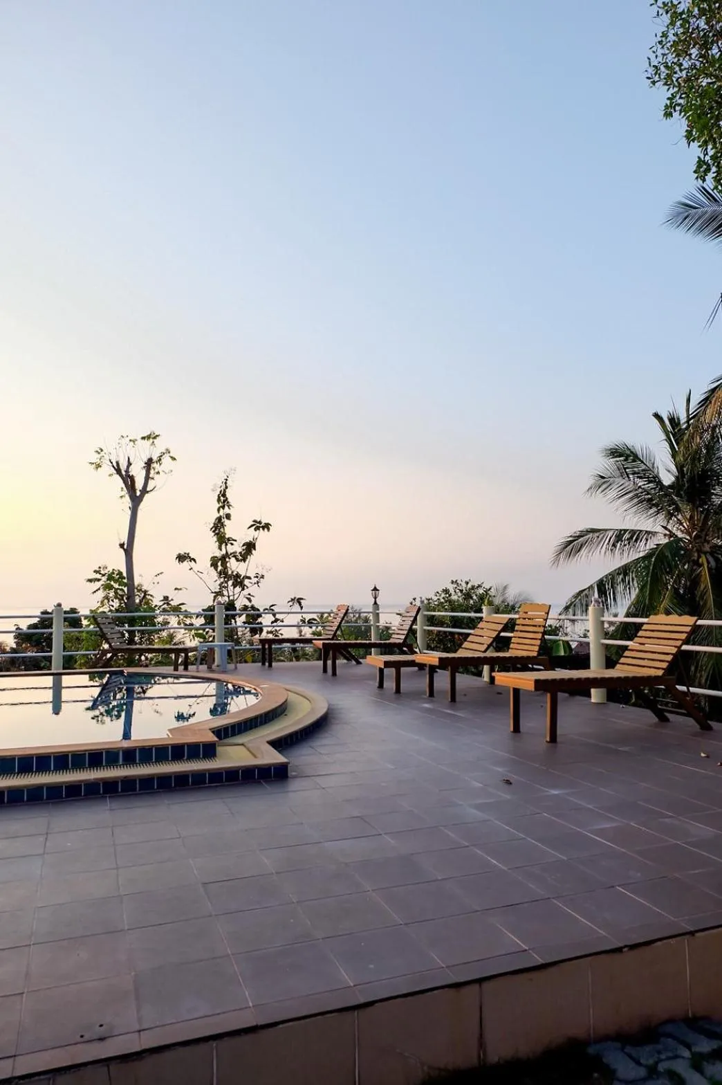 Swimming pool in J.B.Hut Bungalows