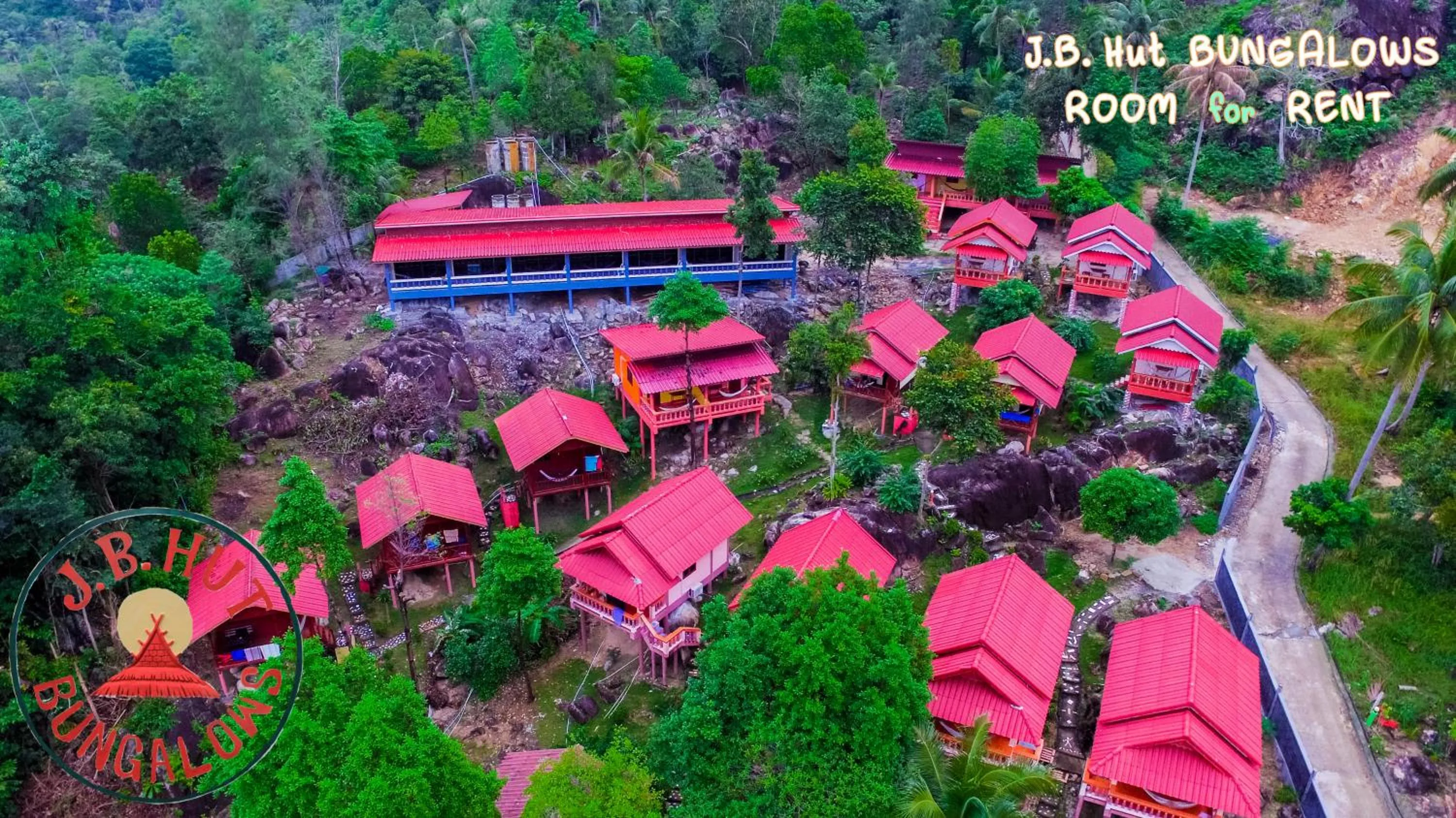 Floor plan in J.B.Hut Bungalows