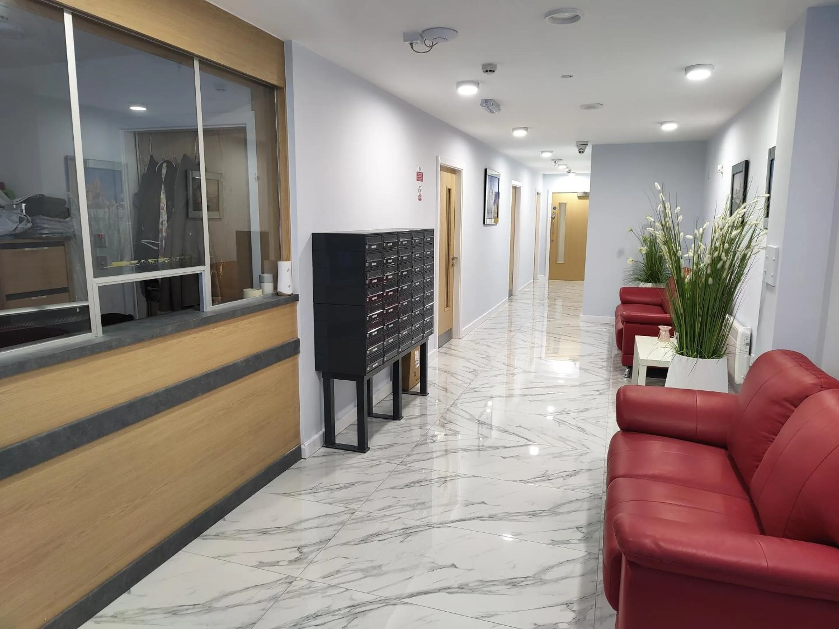 Lobby or reception in Liverpool Stays - Kempston Court