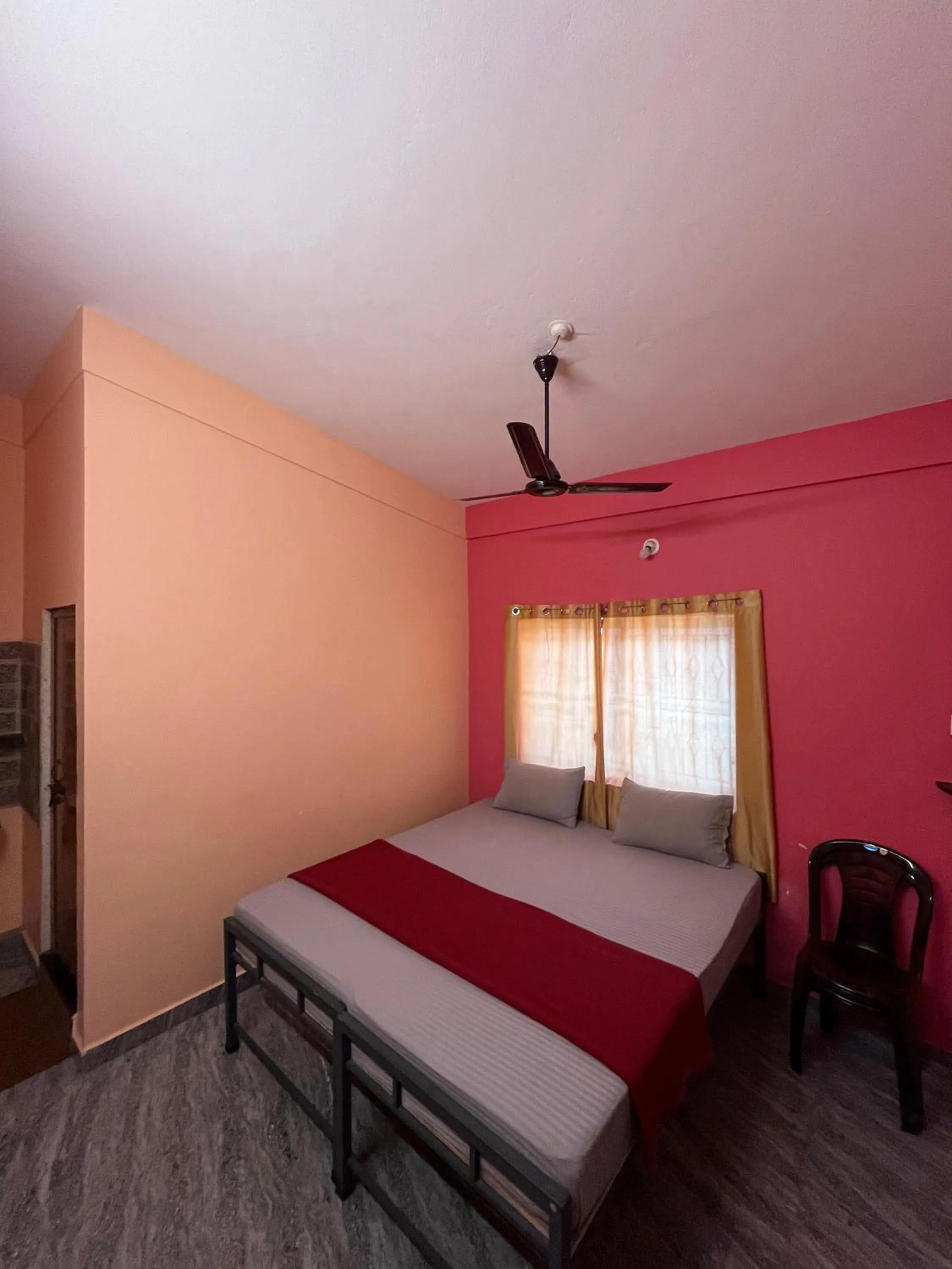 Bed in HostelVK Gokarna