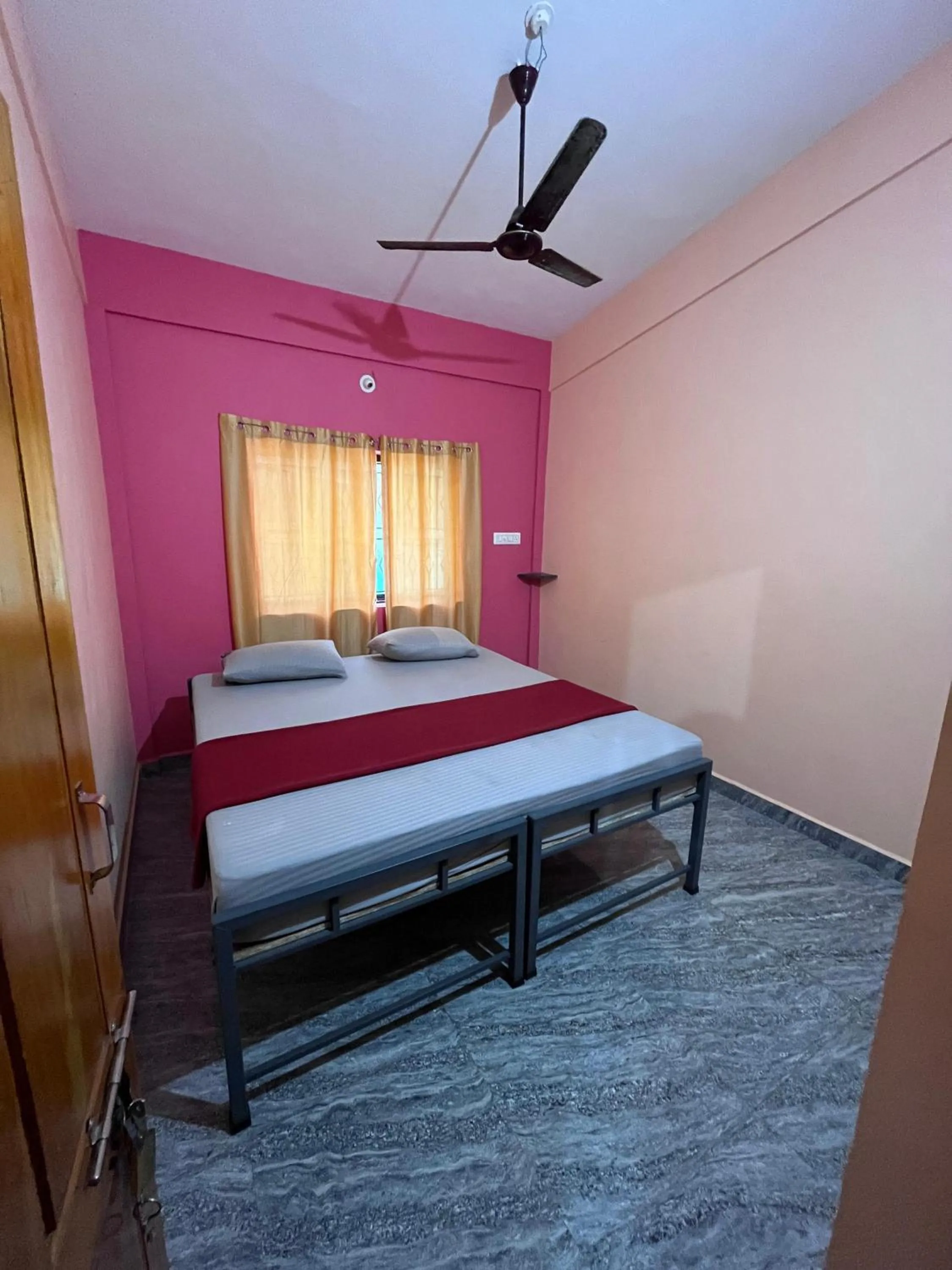 Bed in HostelVK Gokarna
