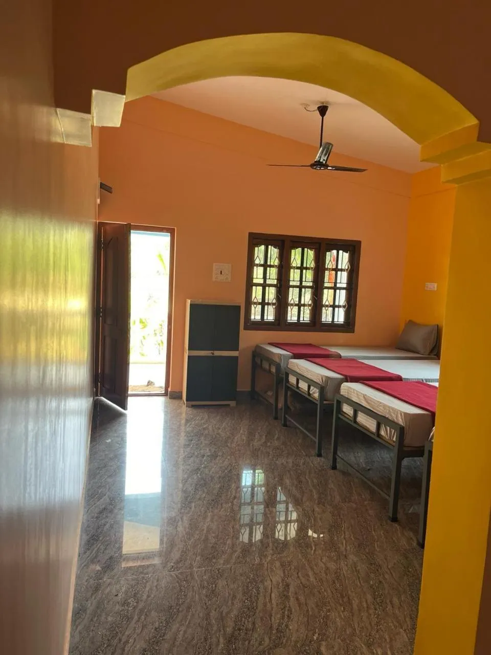 Bed in HostelVK Gokarna