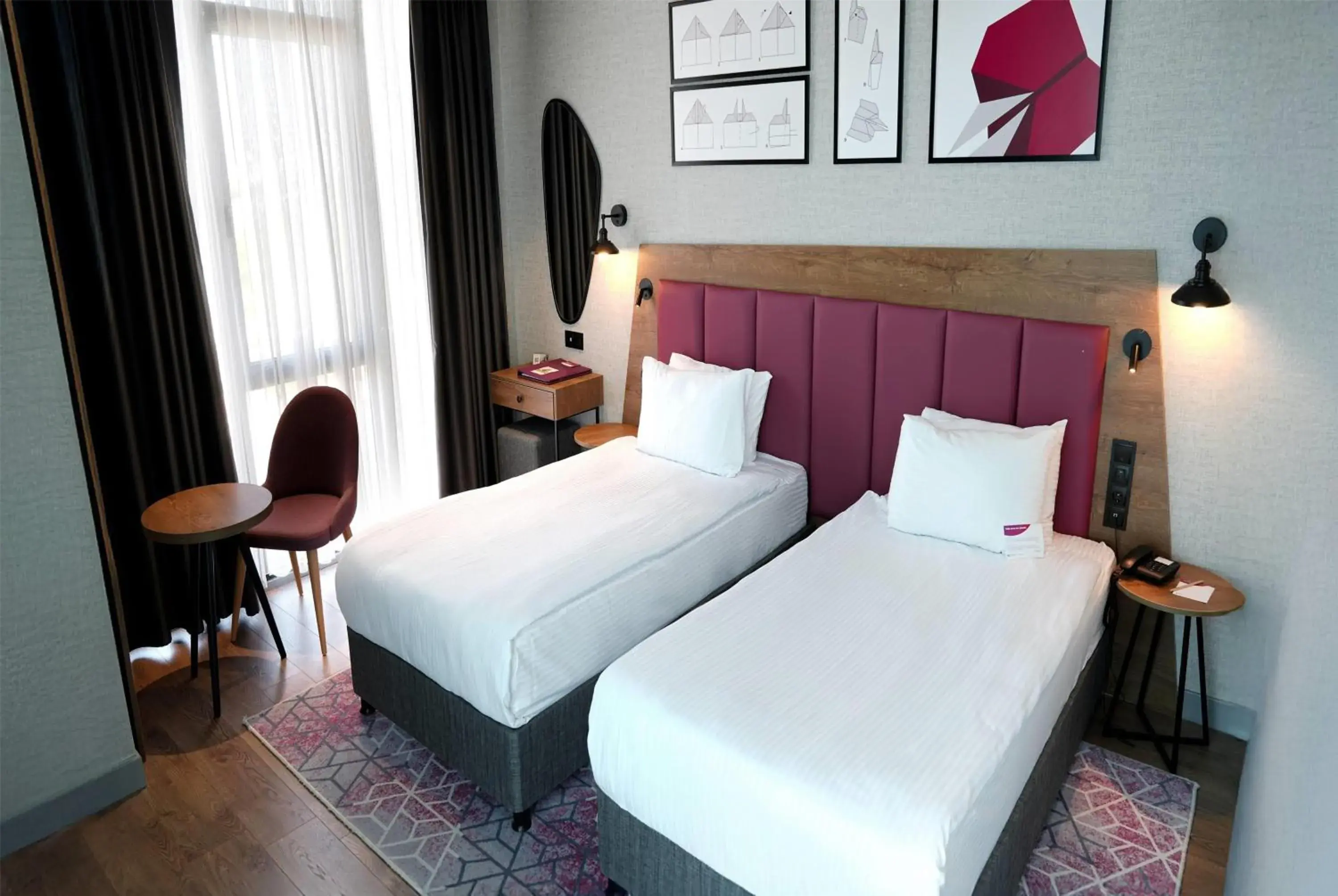 Superior Twin Room with Two Single Beds - single occupancy in Ramada Encore by Wyndham Istanbul Arnavutkoy Superior Twin Room with Two Single Beds - single occupancy in Ramada Encore by Wyndham Istanbul Arnavutkoy