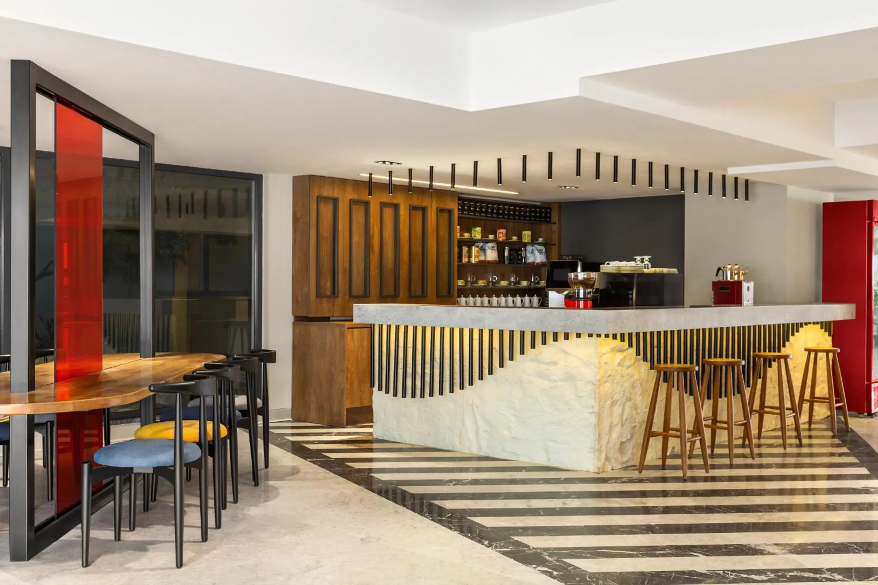 Lounge or bar in Ramada Encore by Wyndham Istanbul Arnavutkoy Lounge or bar in Ramada Encore by Wyndham Istanbul Arnavutkoy