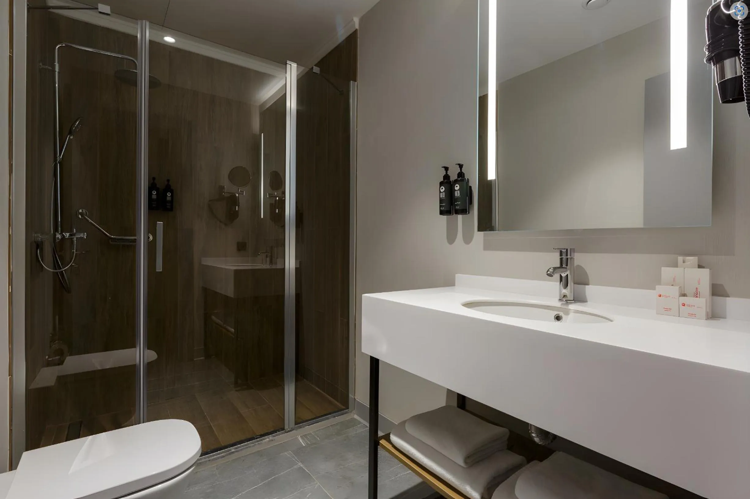 Shower in Ramada Encore by Wyndham Istanbul Arnavutkoy
