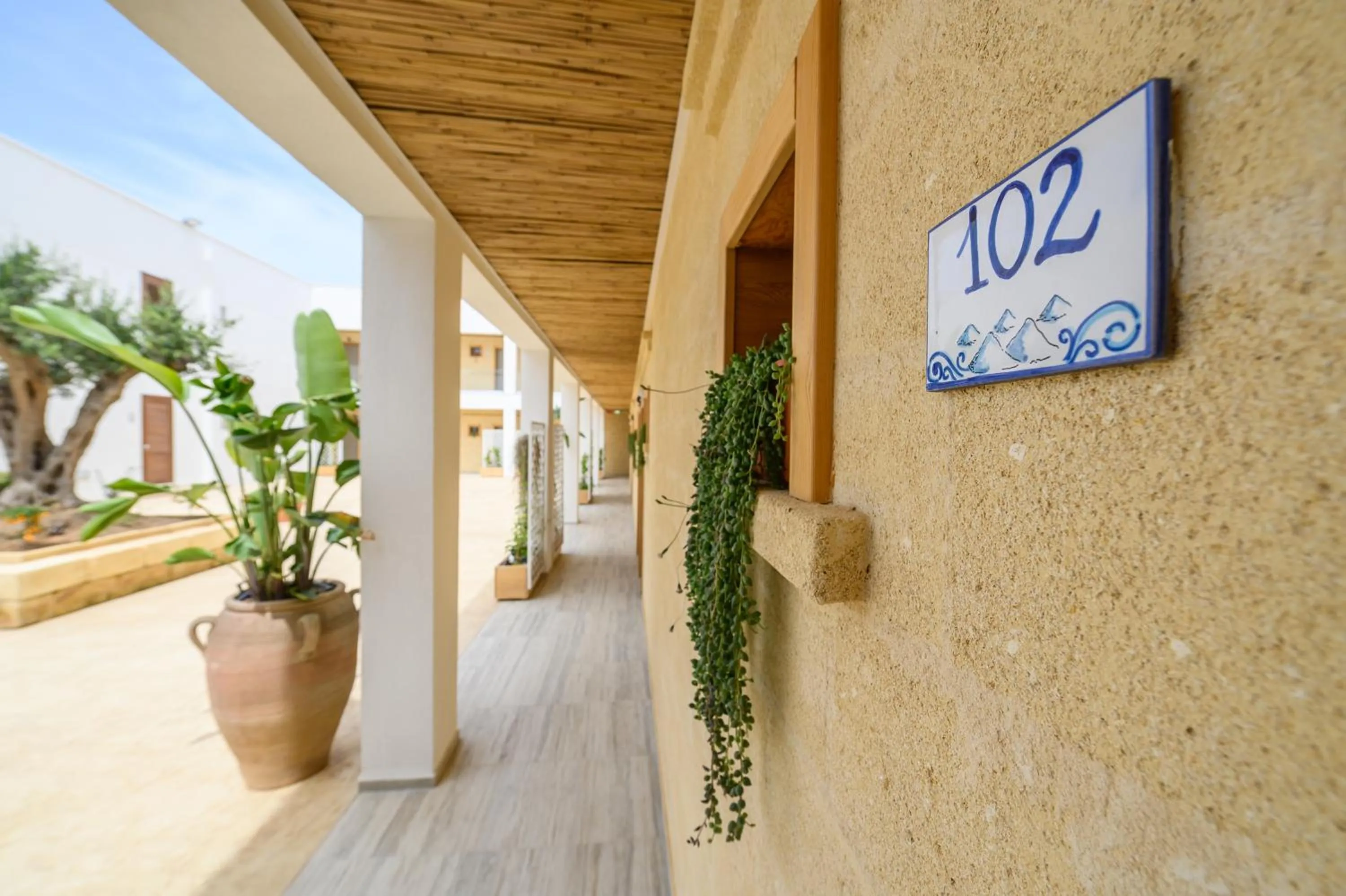 Inner courtyard view in Baitan Hotel