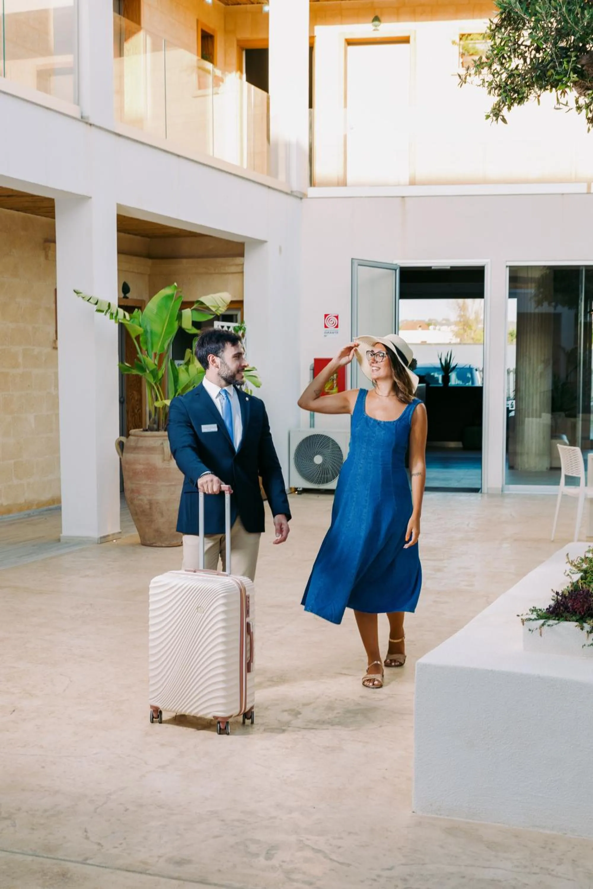 Inner courtyard view in Baitan Hotel