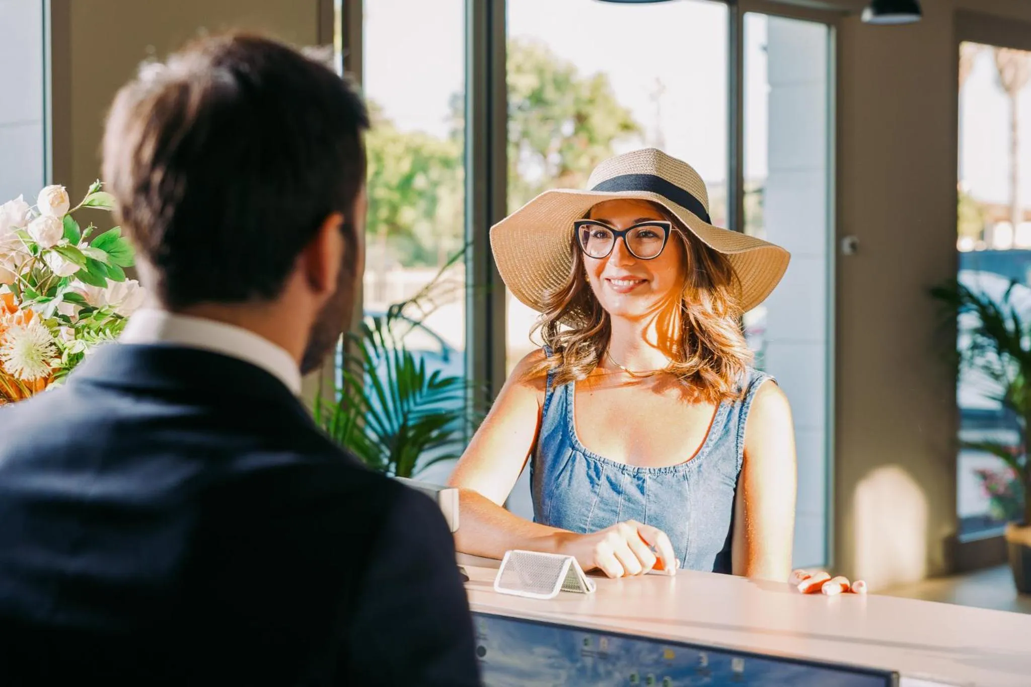 Lobby or reception in Baitan Hotel