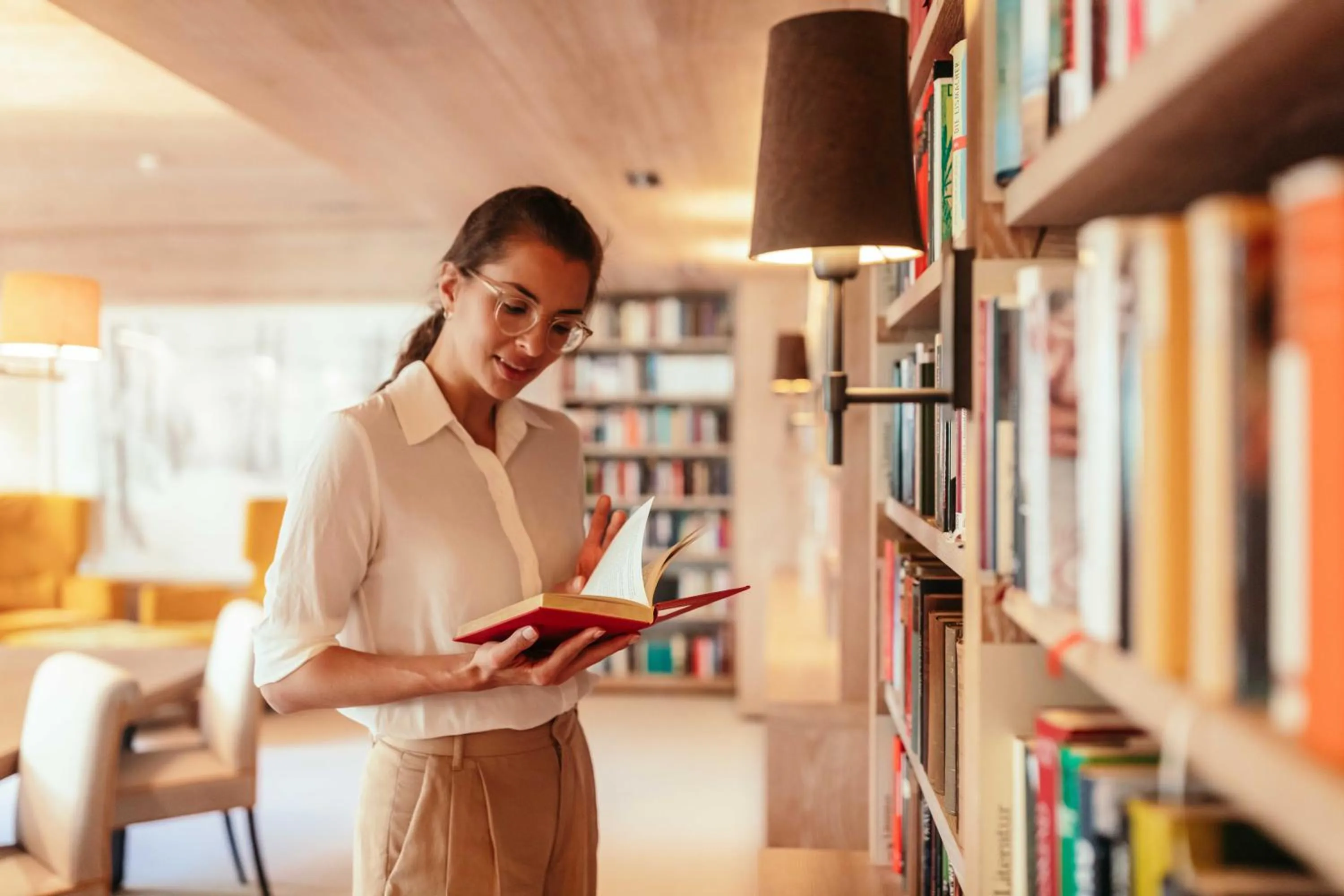 Library in Hotel Hochschober