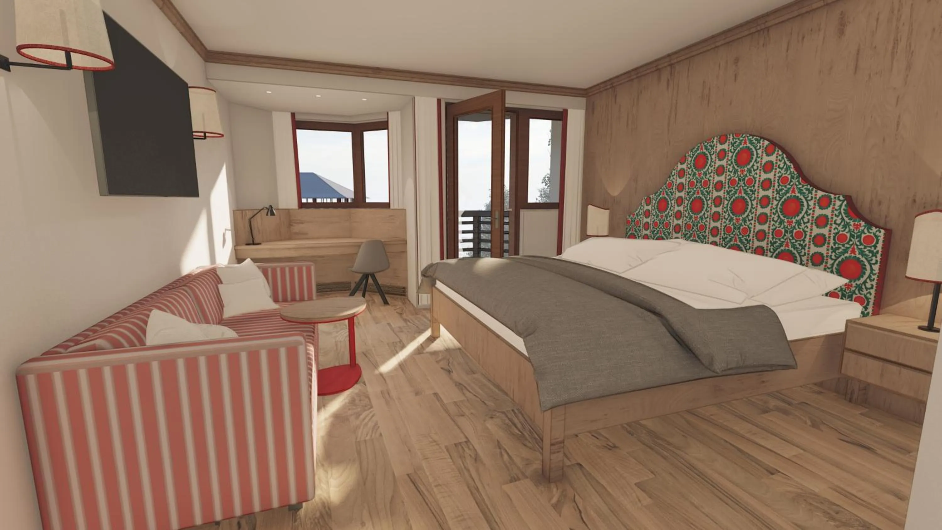 Bed in Hotel Hochschober